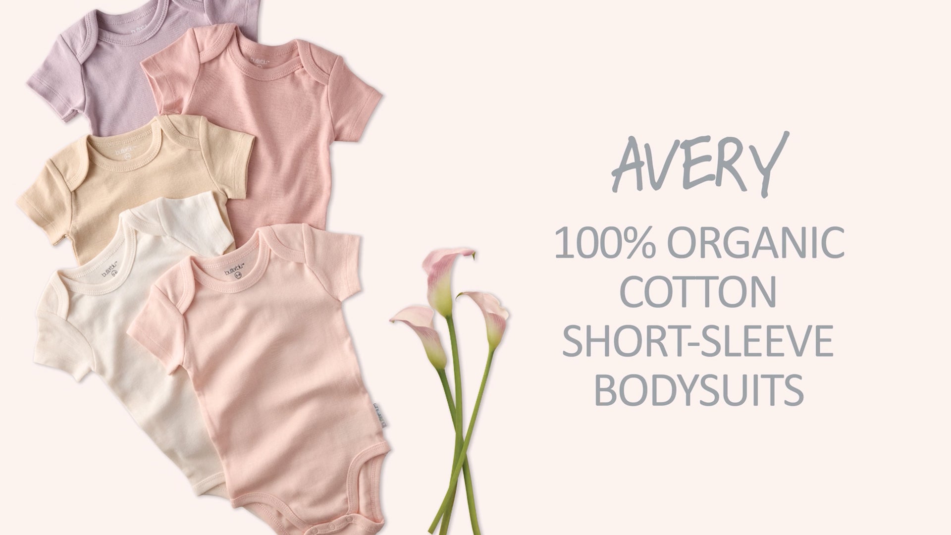 Load video: AVERY 5-Pack Short Sleeve Bodysuits