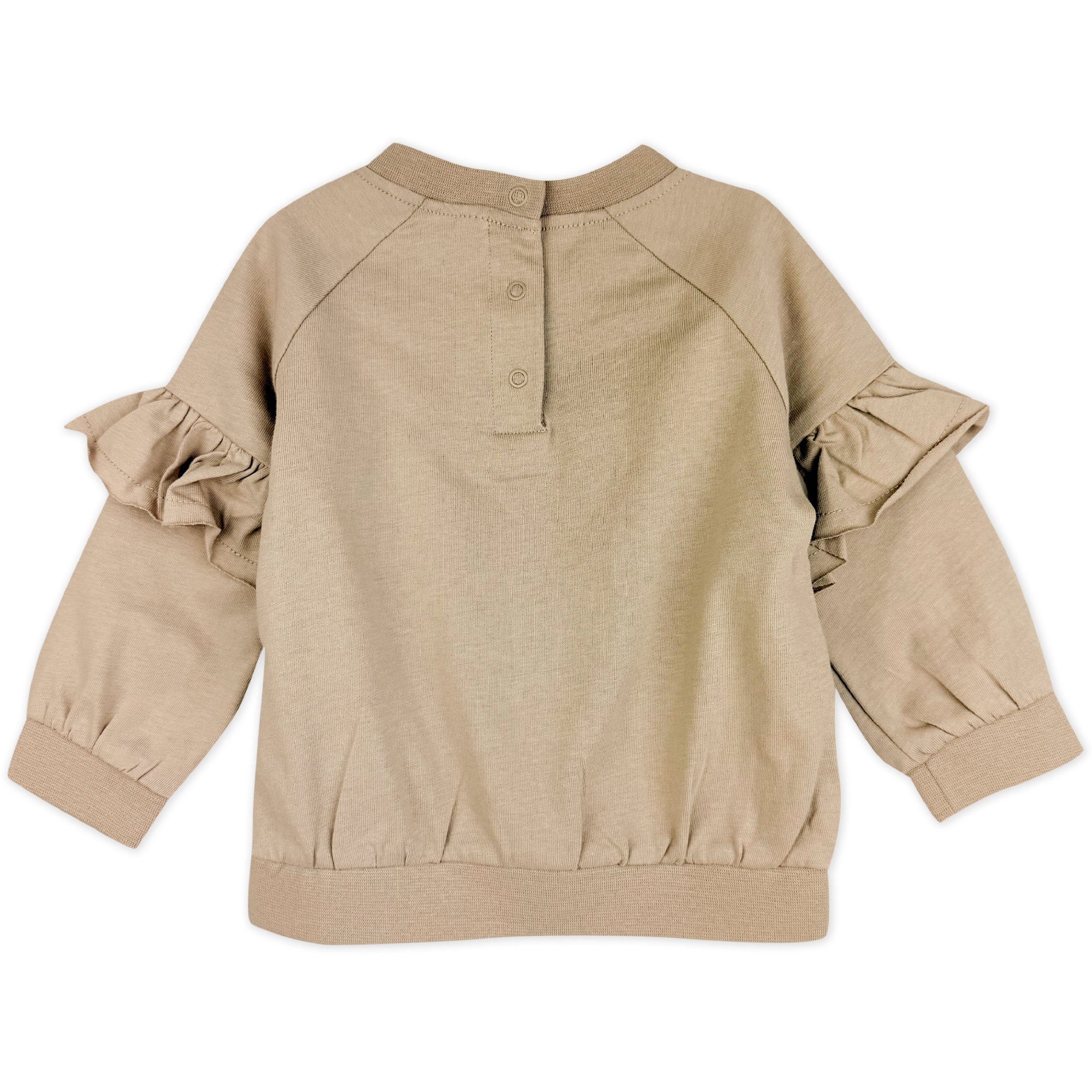 AURORA 4-Piece Crew Neck Ruffle Sweatshirt and Jogger Set