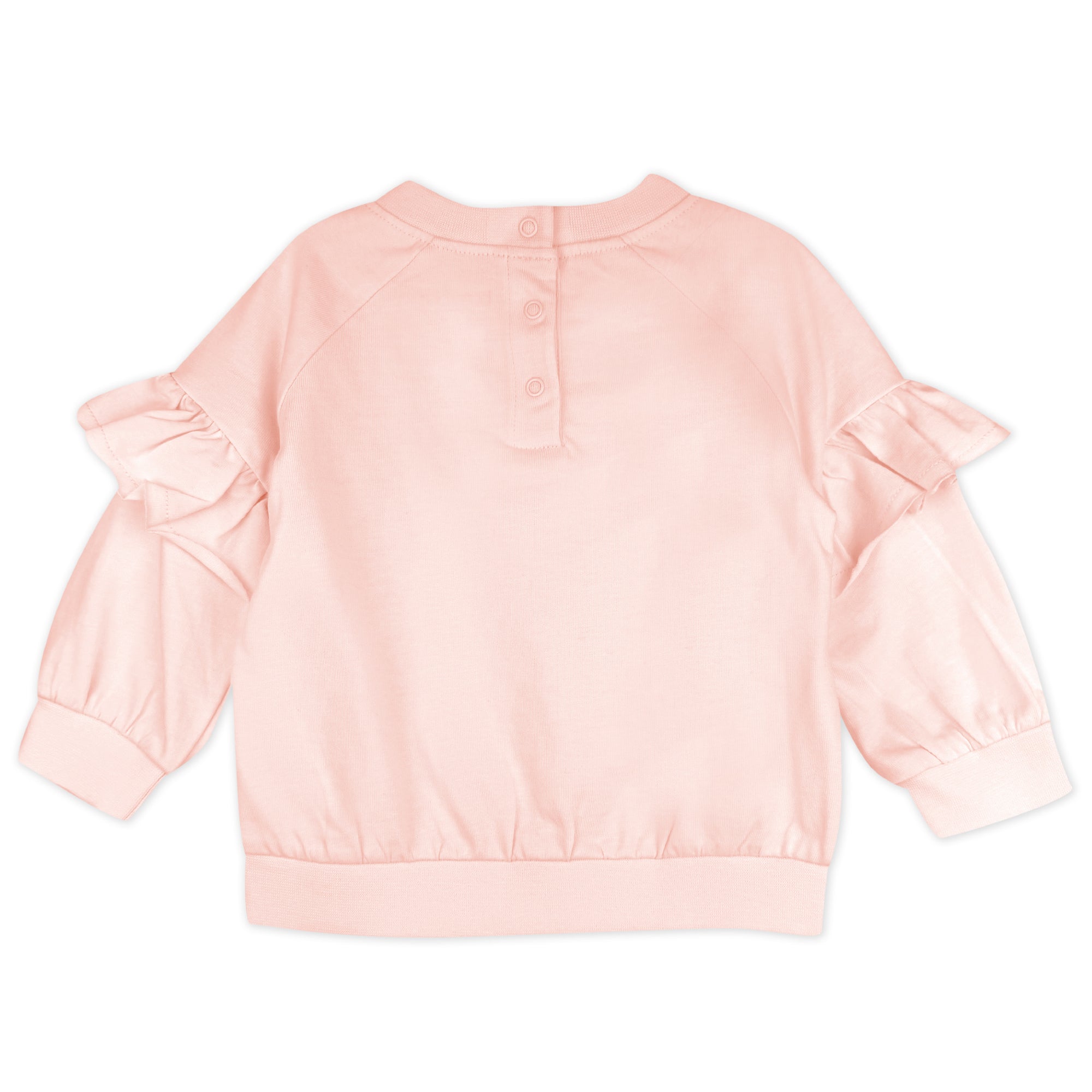 AURORA 4-Piece Crew Neck Ruffle Sweatshirt and Jogger Set