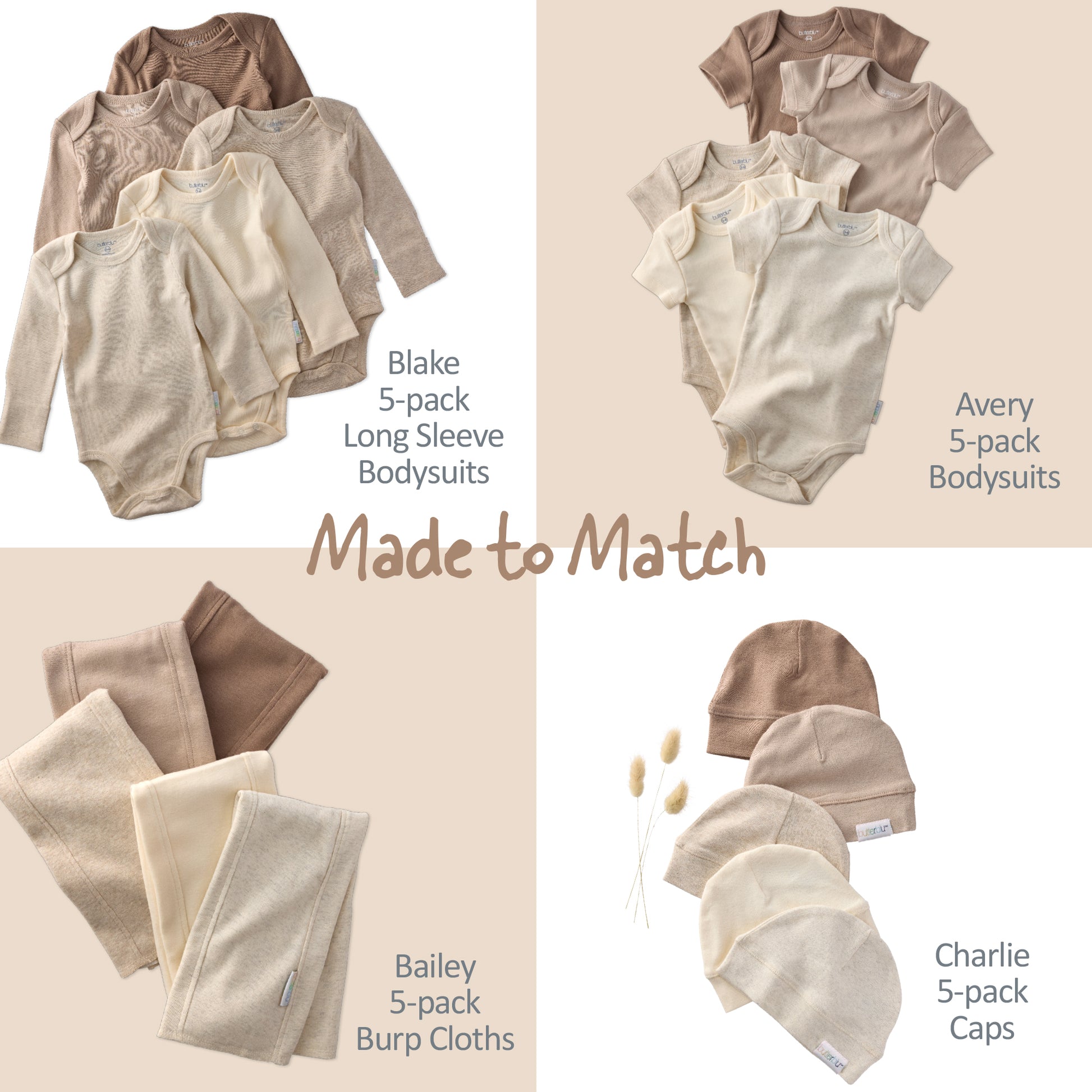Made to Match collage in Natural