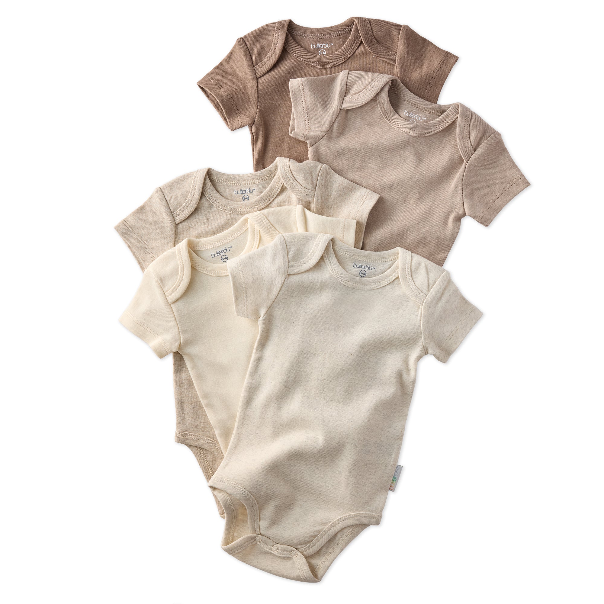 AVERY 5-Pack Short Sleeve Bodysuits