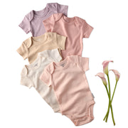 AVERY 5-Pack Short Sleeve Bodysuits