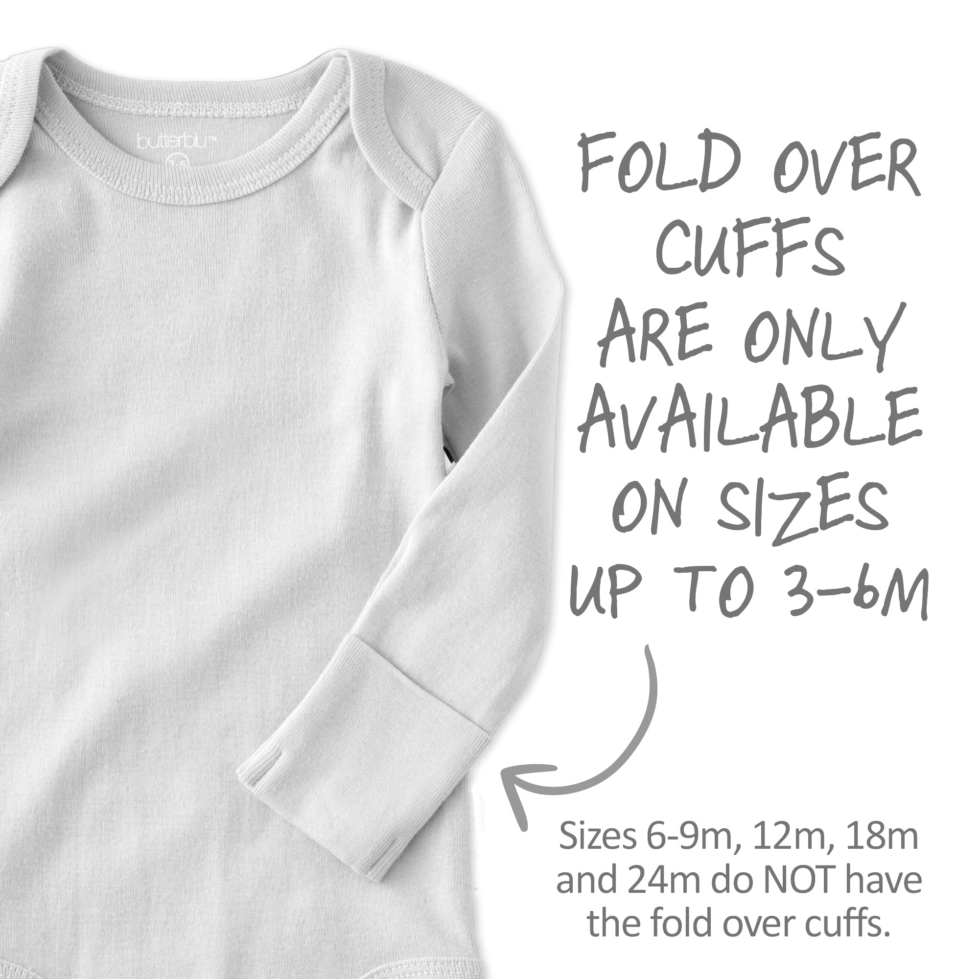 'Fold over cuffs' Graphic