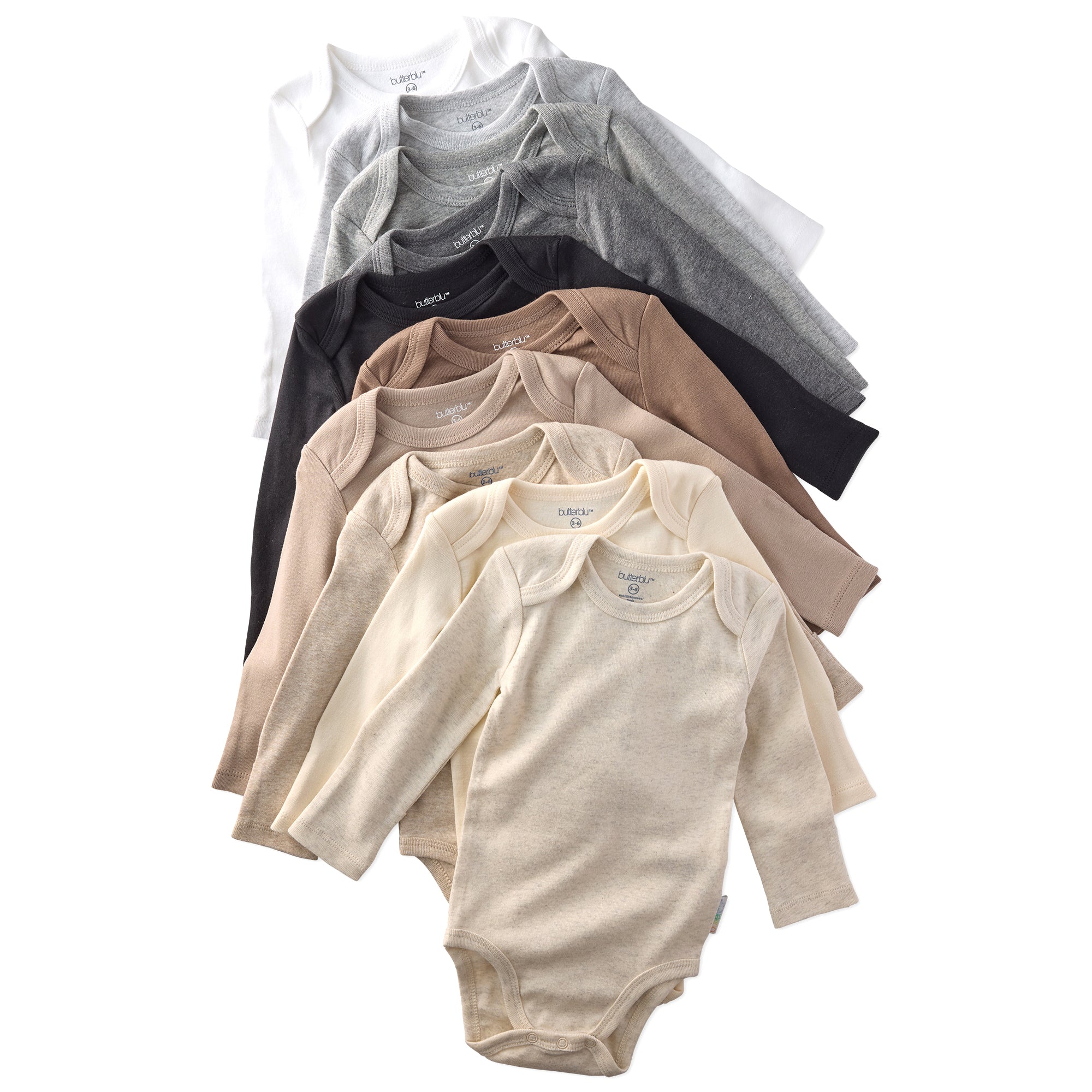BLAKE 10-Pack Long Sleeve Bodysuit