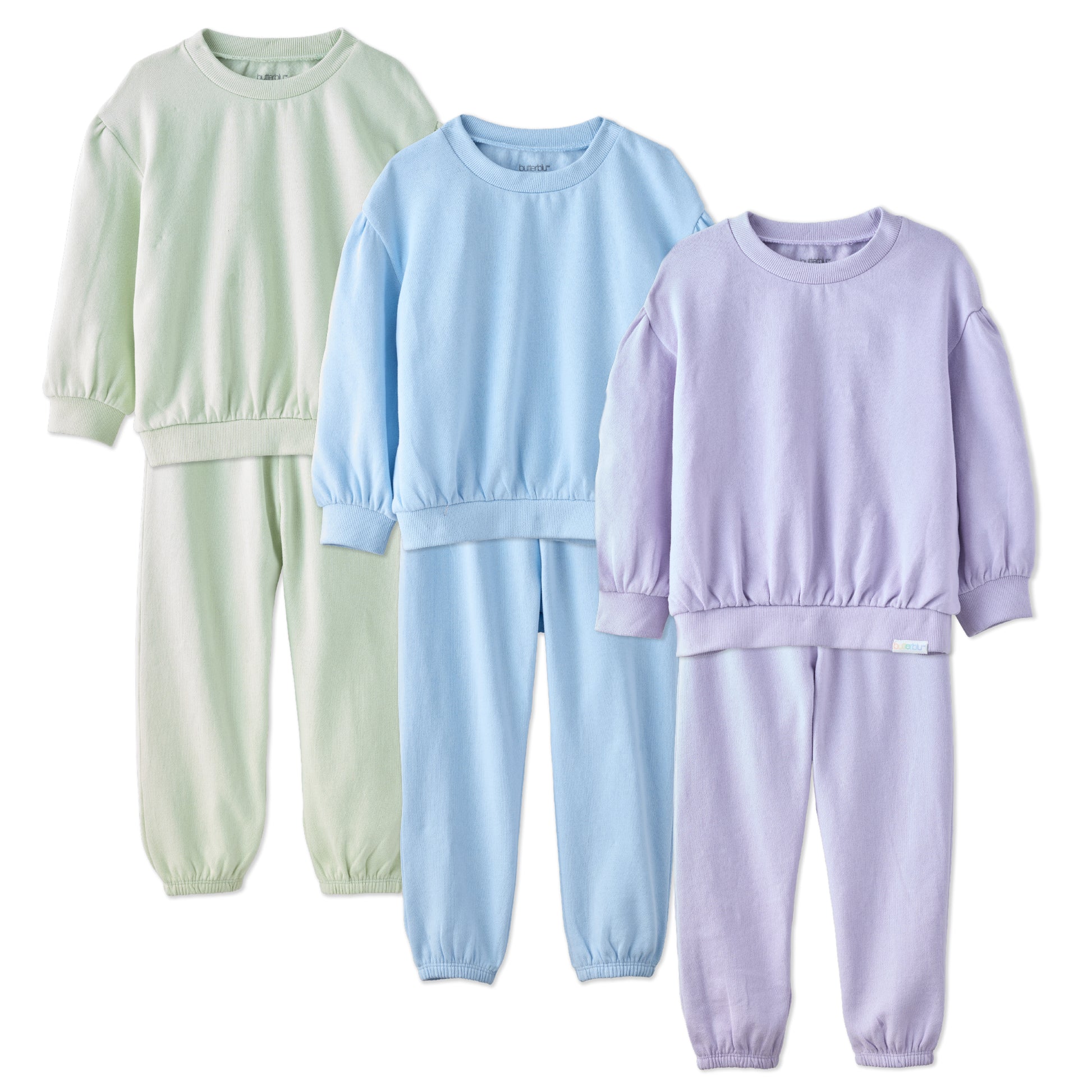 3-Piece Sweat Set in Haze on a white background