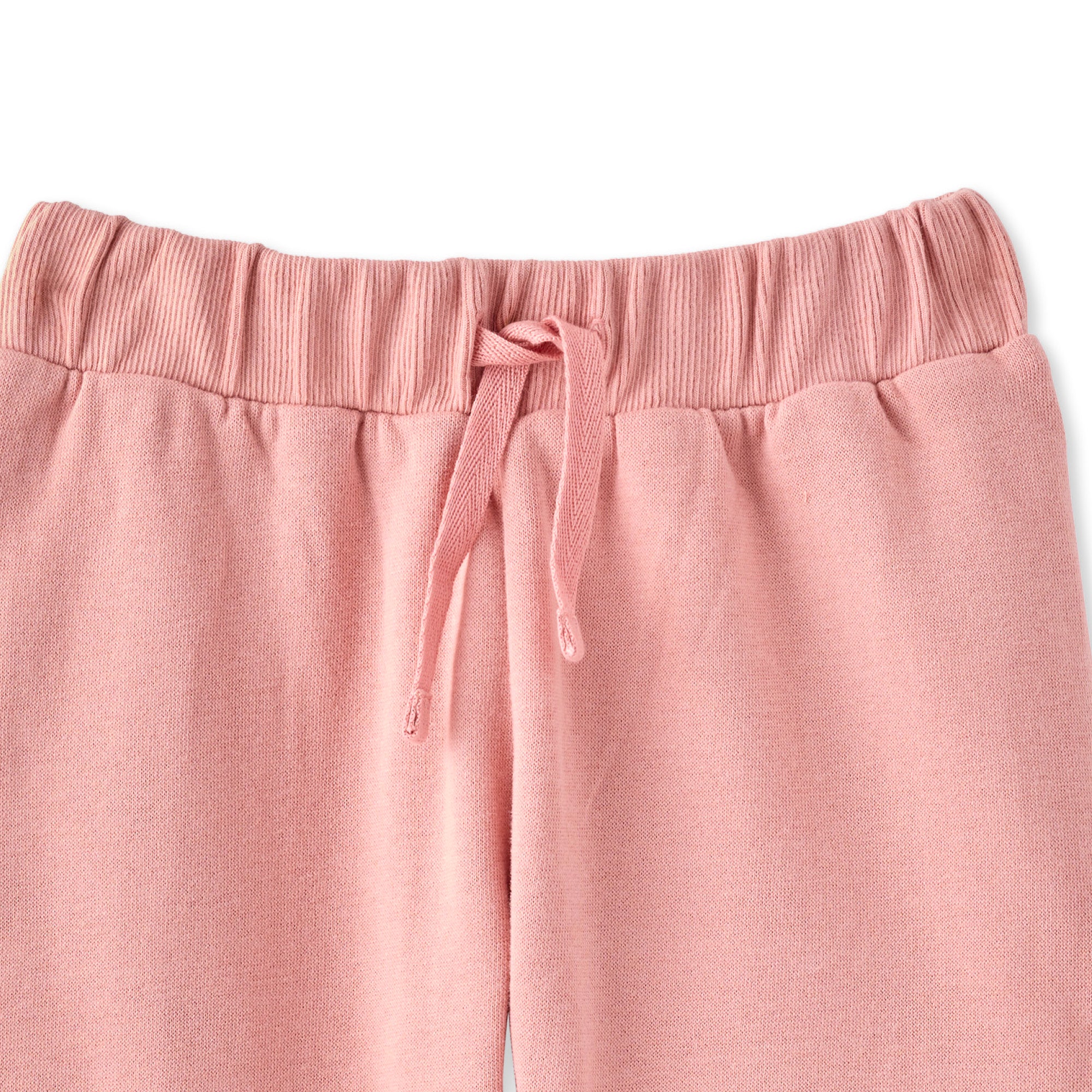 Close up of Cari draw string on pants