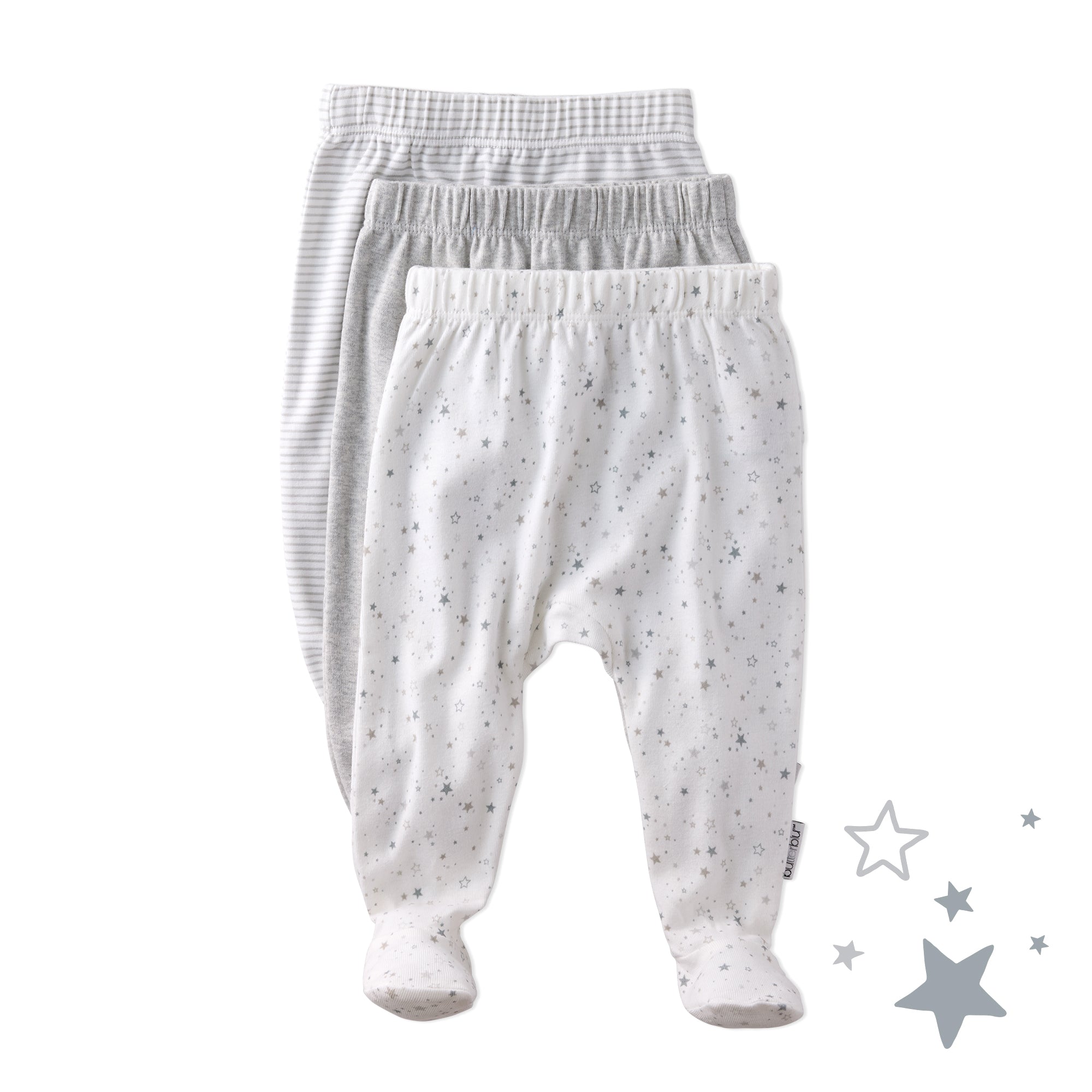 FALLON 3-Pack Footed Pants