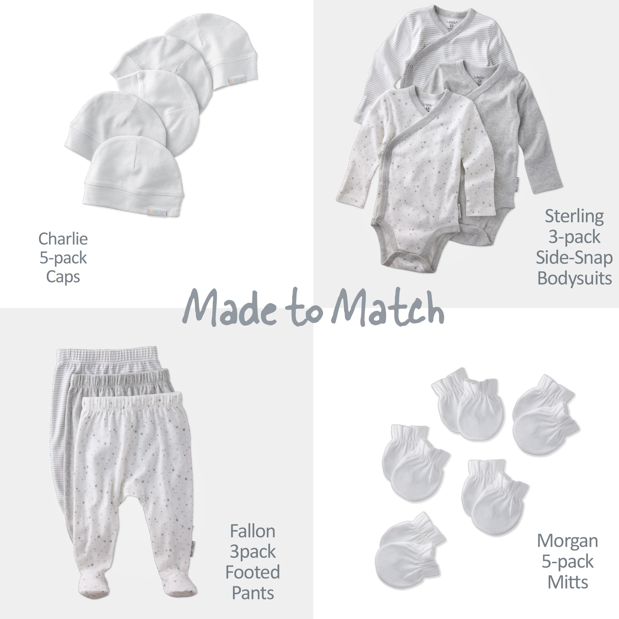 FALLON 3-Pack Footed Pants