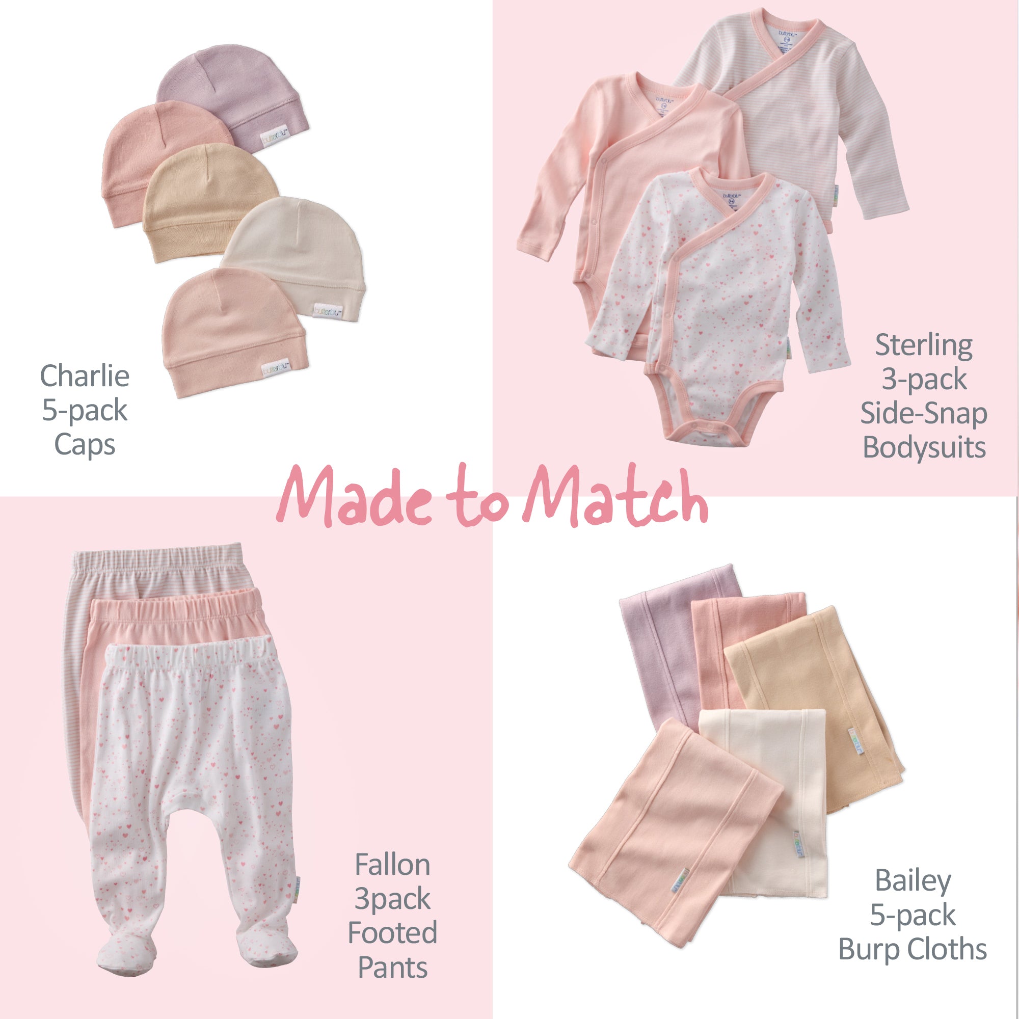 FALLON 3-Pack Footed Pants