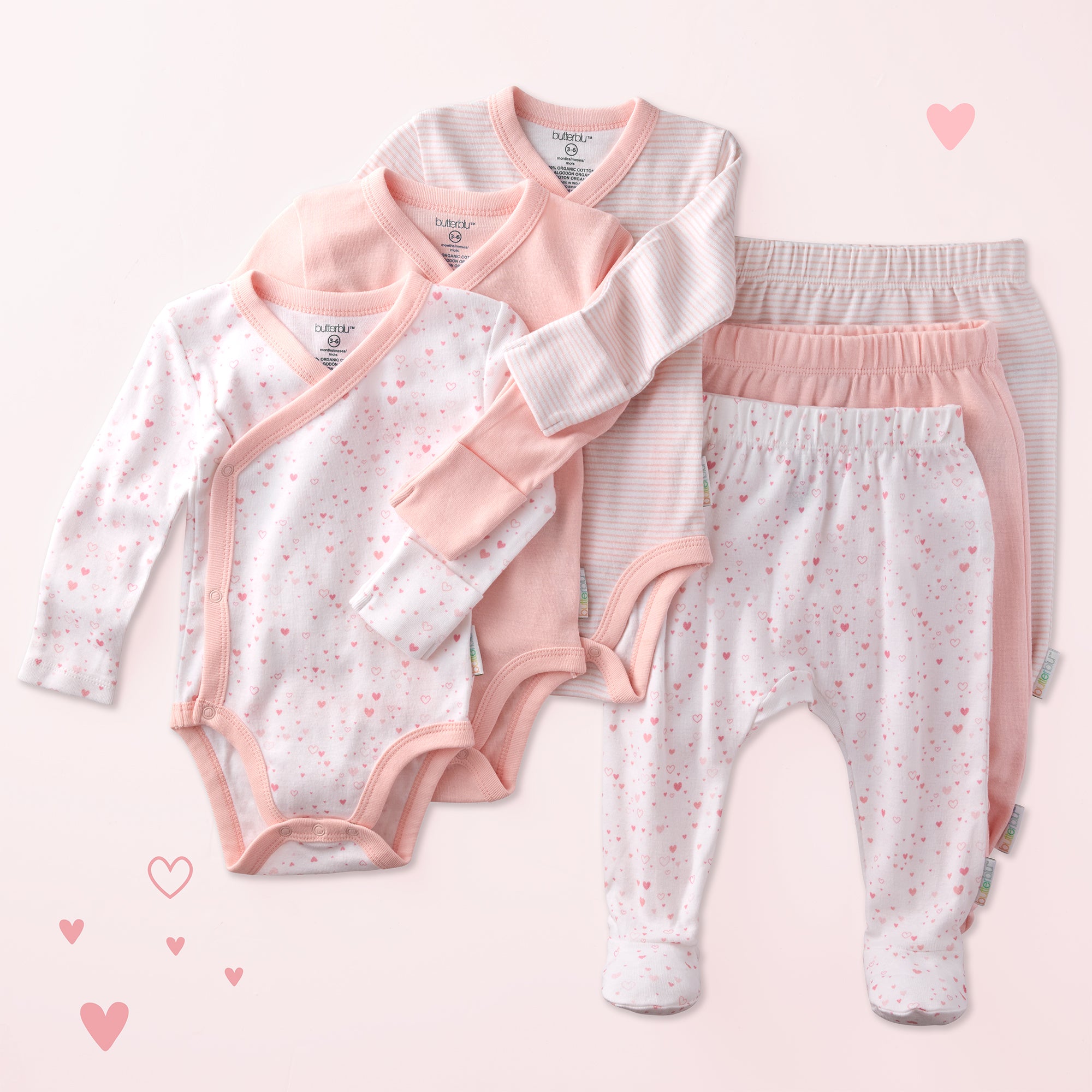 FALLON 3-Pack Footed Pants