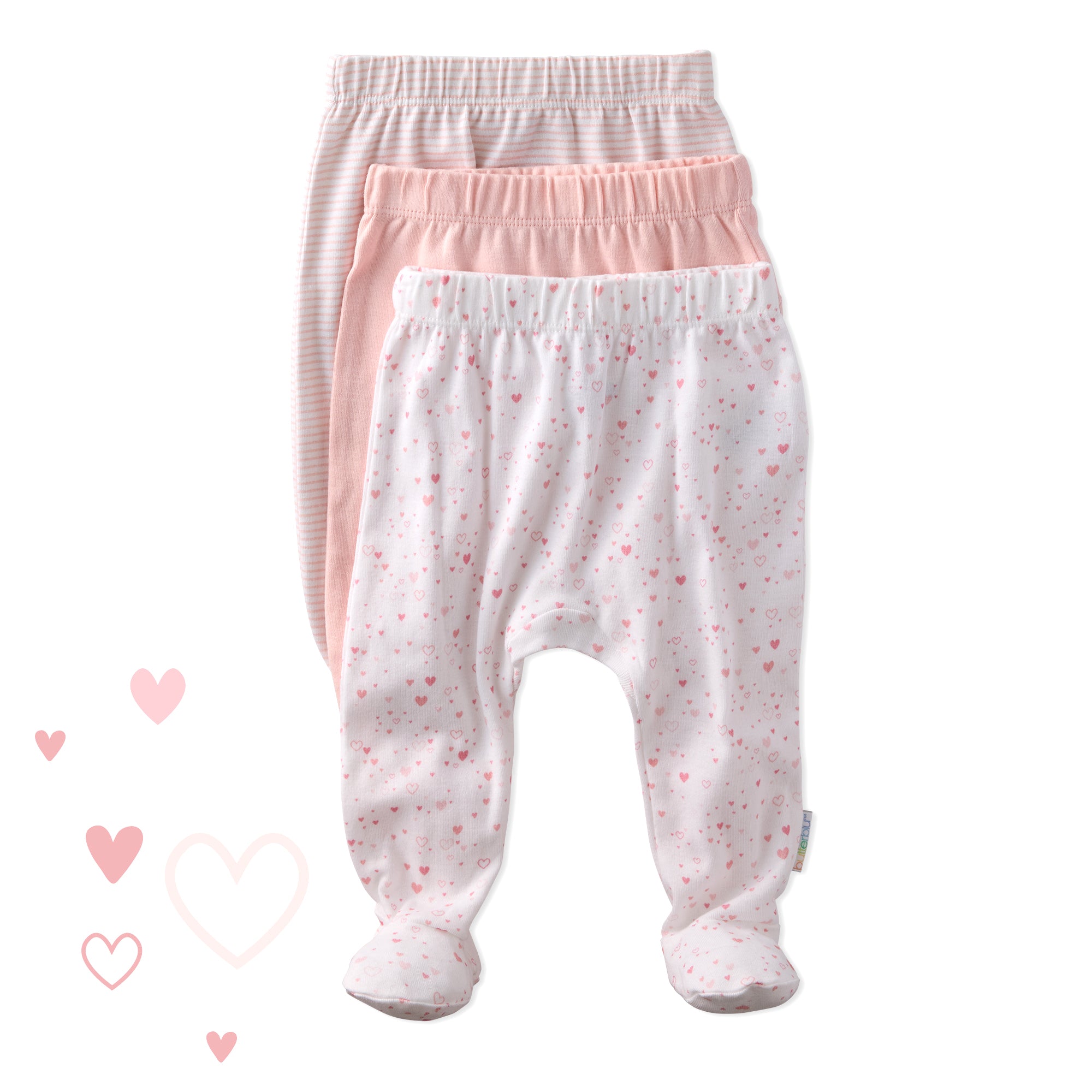 FALLON 3-Pack Footed Pants