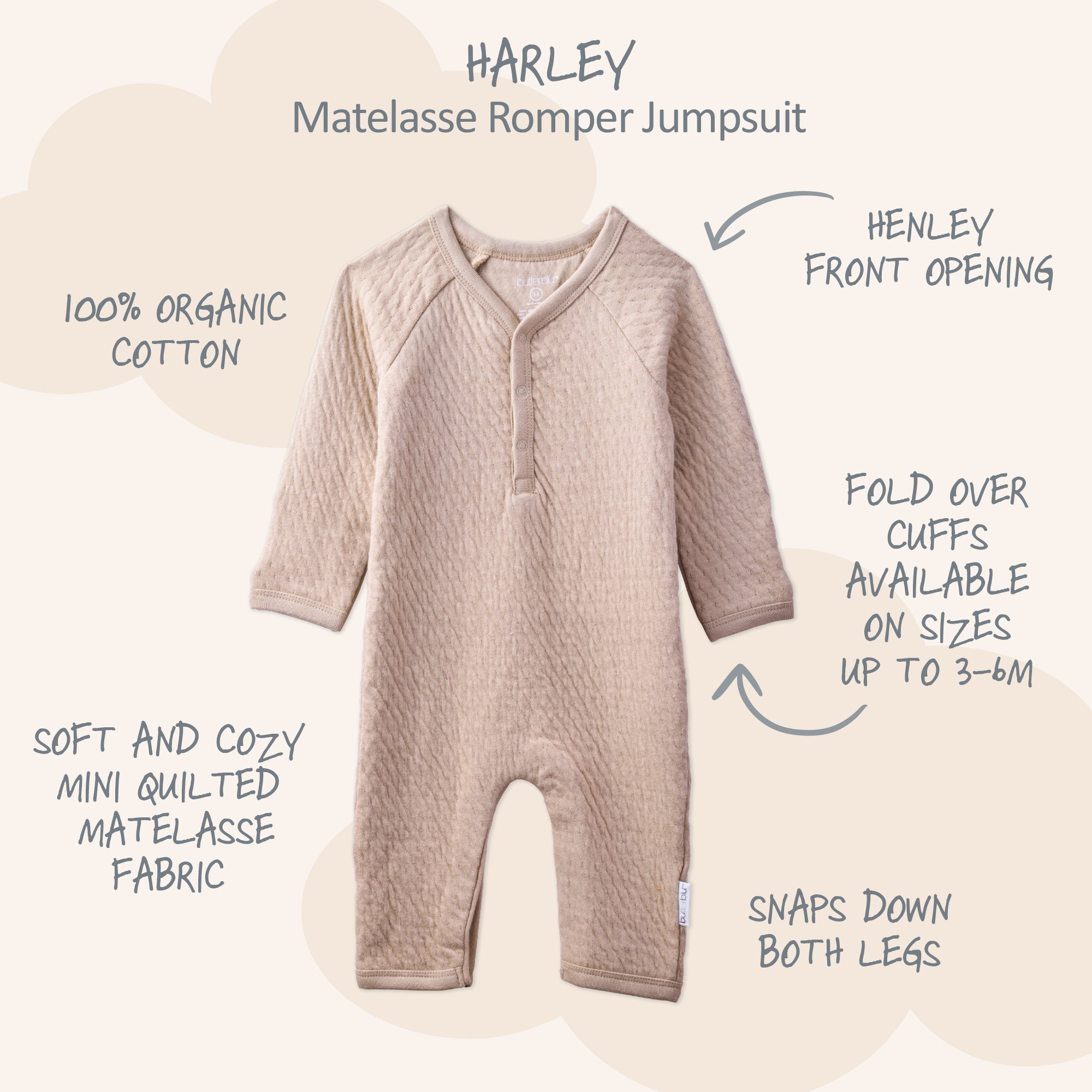 HARLEY Matelasse Romper Jumpsuit