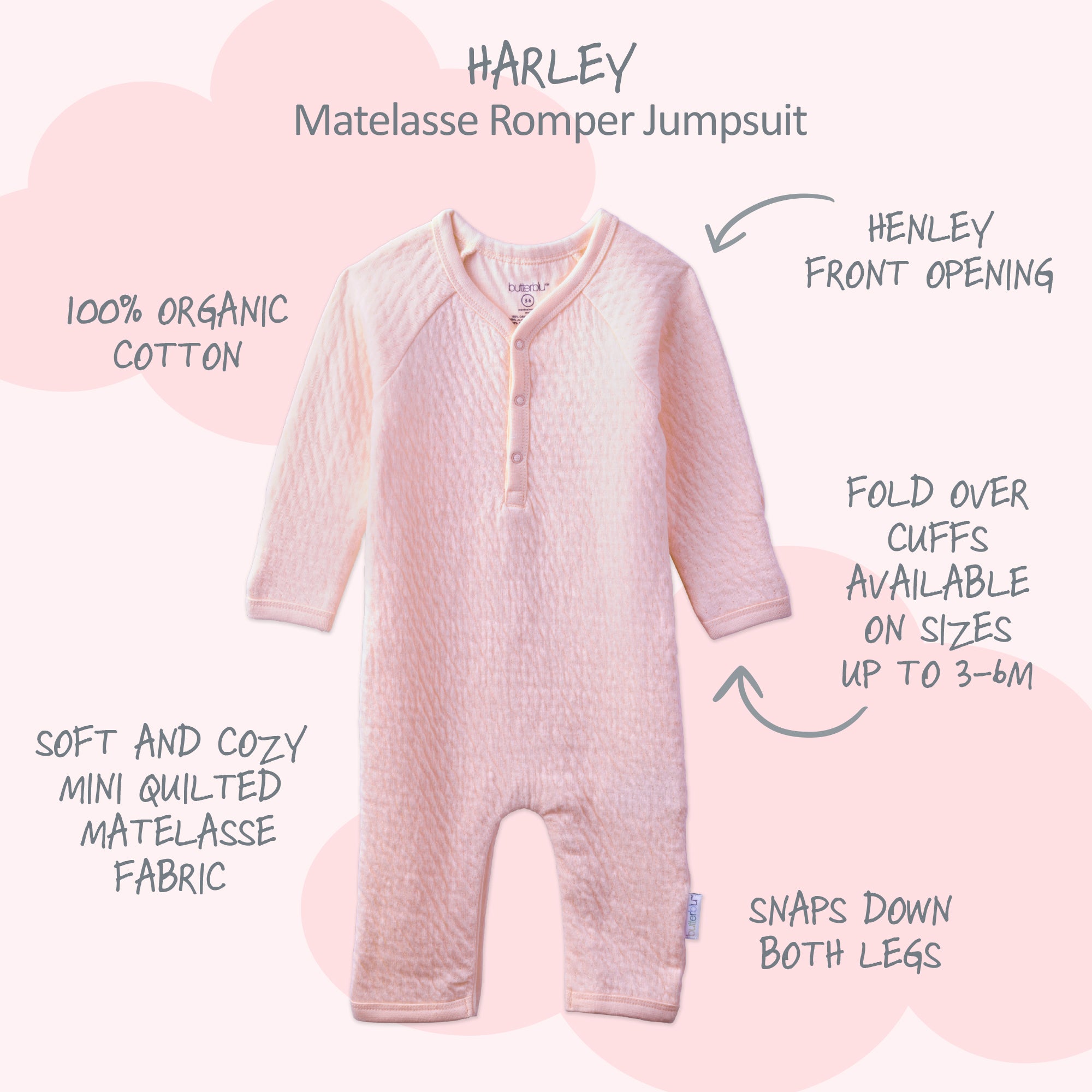 HARLEY Matelasse Romper Jumpsuit