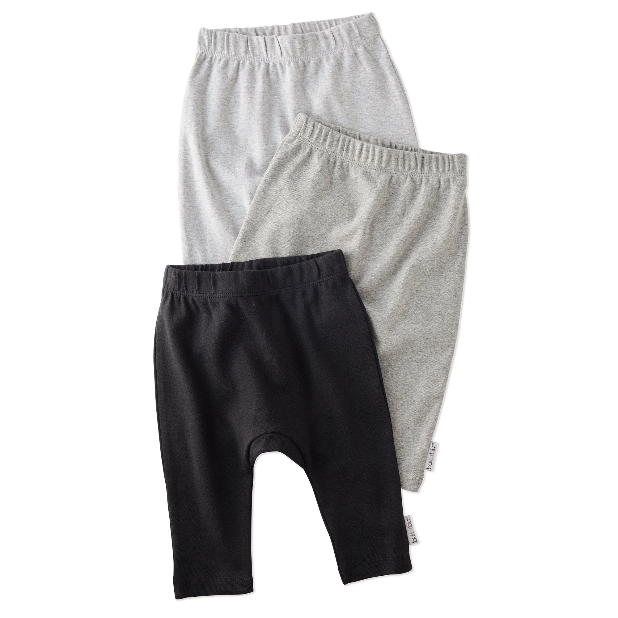 Layout of harem pants in Stone on a white background

