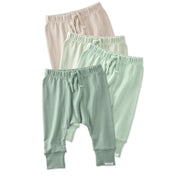 4 pairs of Jordan pants in Sage, including a beige, light green, dark green, and sage.