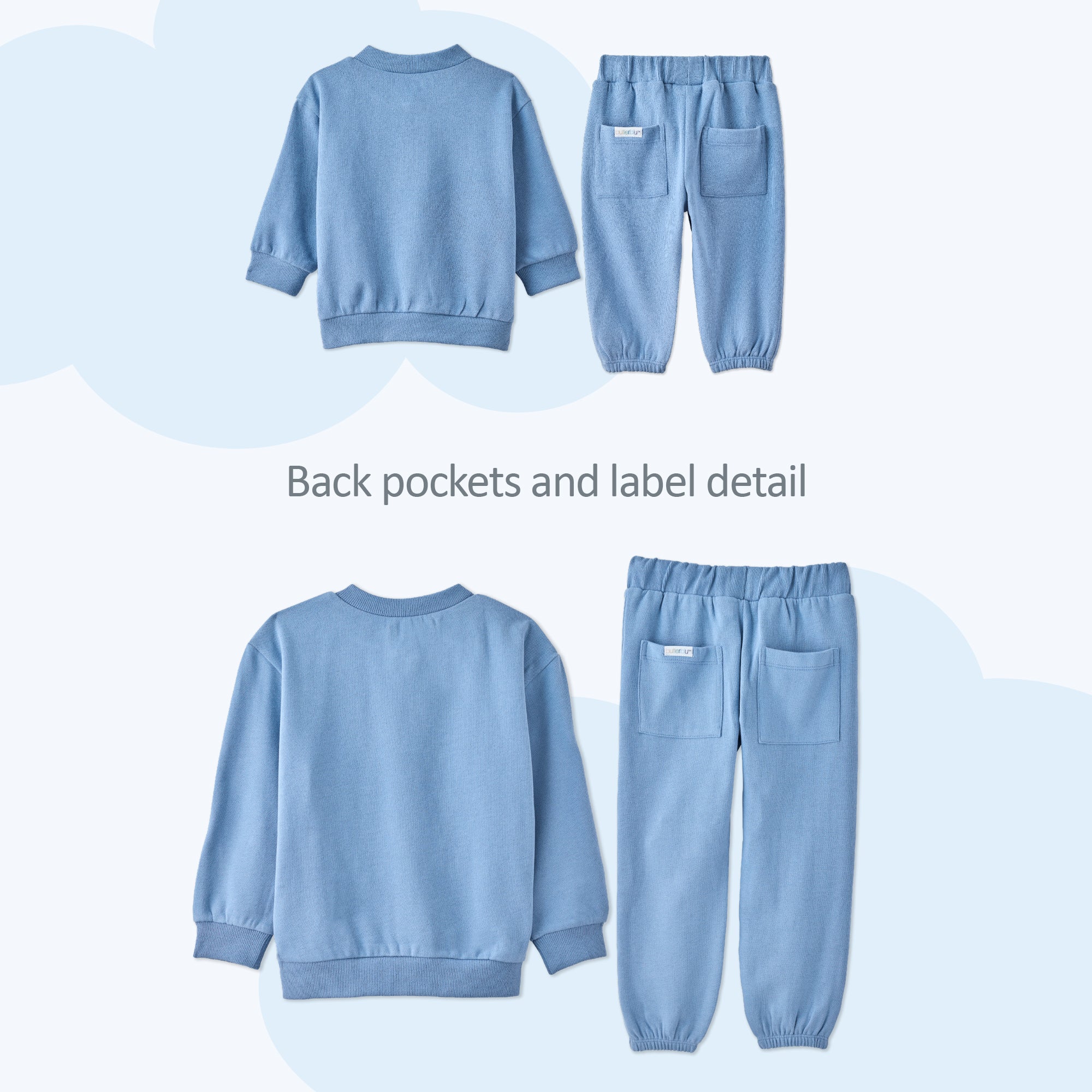 JERRY 6-Piece Henley Sweatsuit