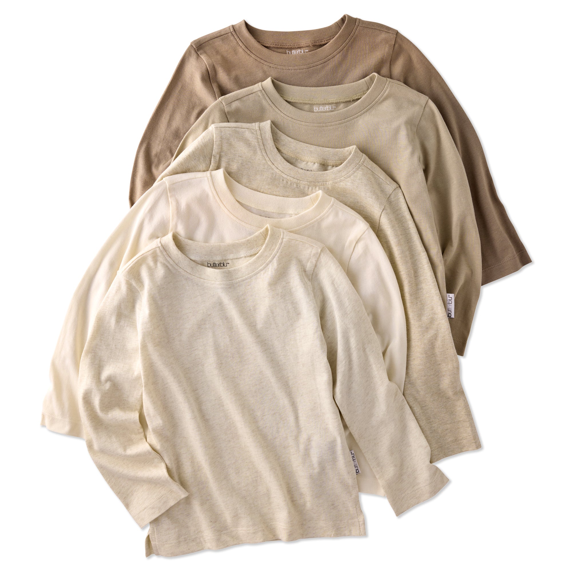 LONDON 5-Pack Toddler Long Sleeve T-Shirts