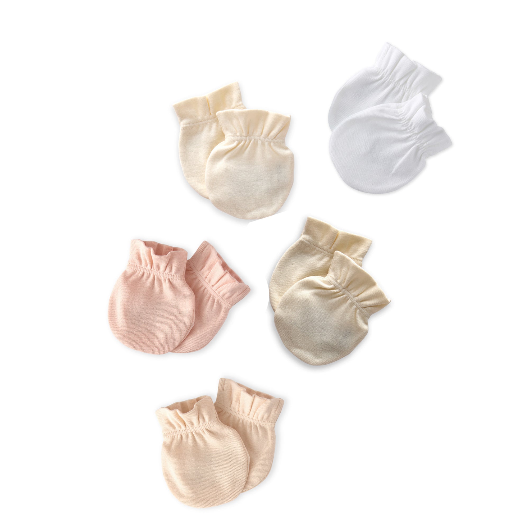 5-Pack Morgan Mitts in Pink Sunrise on a white background