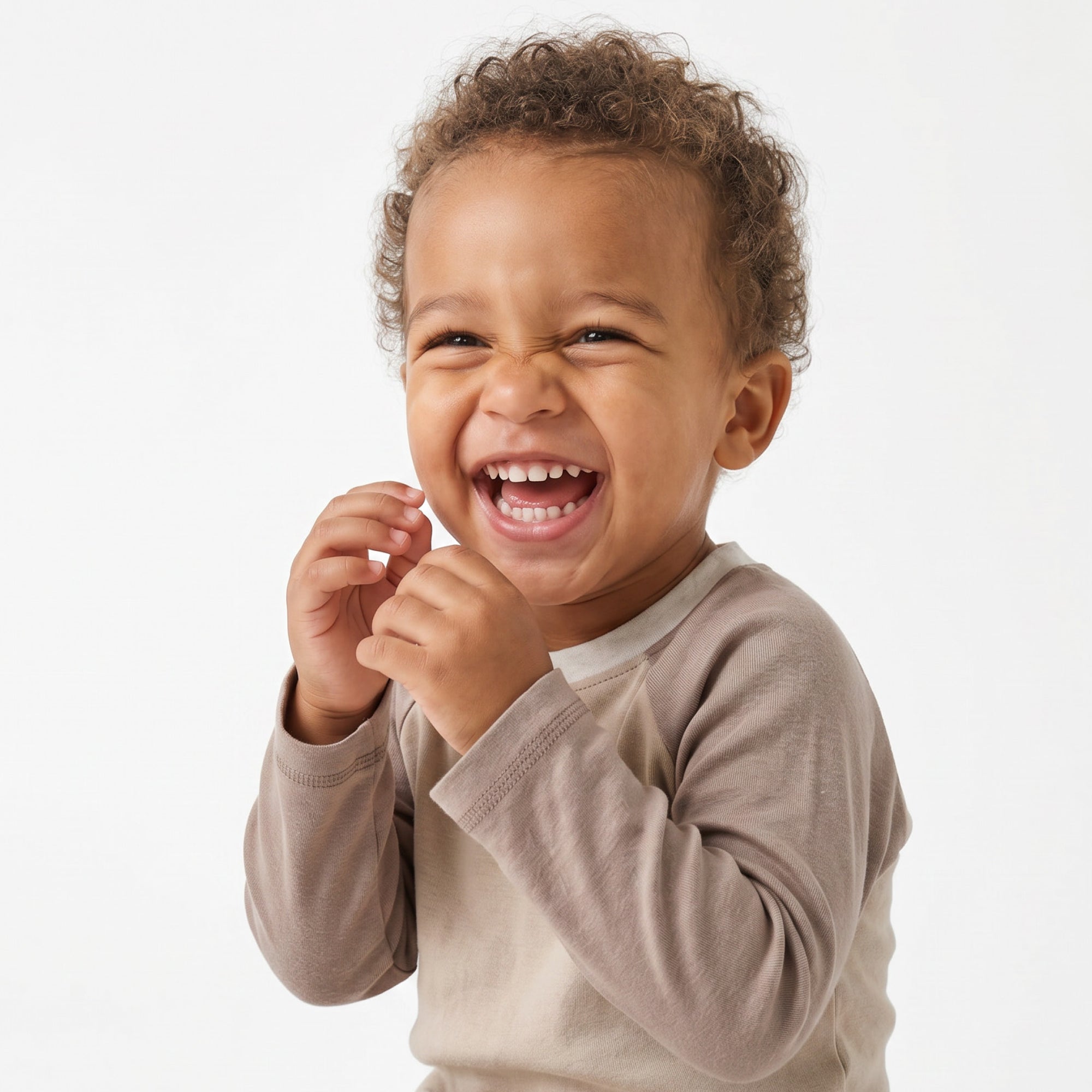 Little Girl smiling in ROOKIE baseball tee