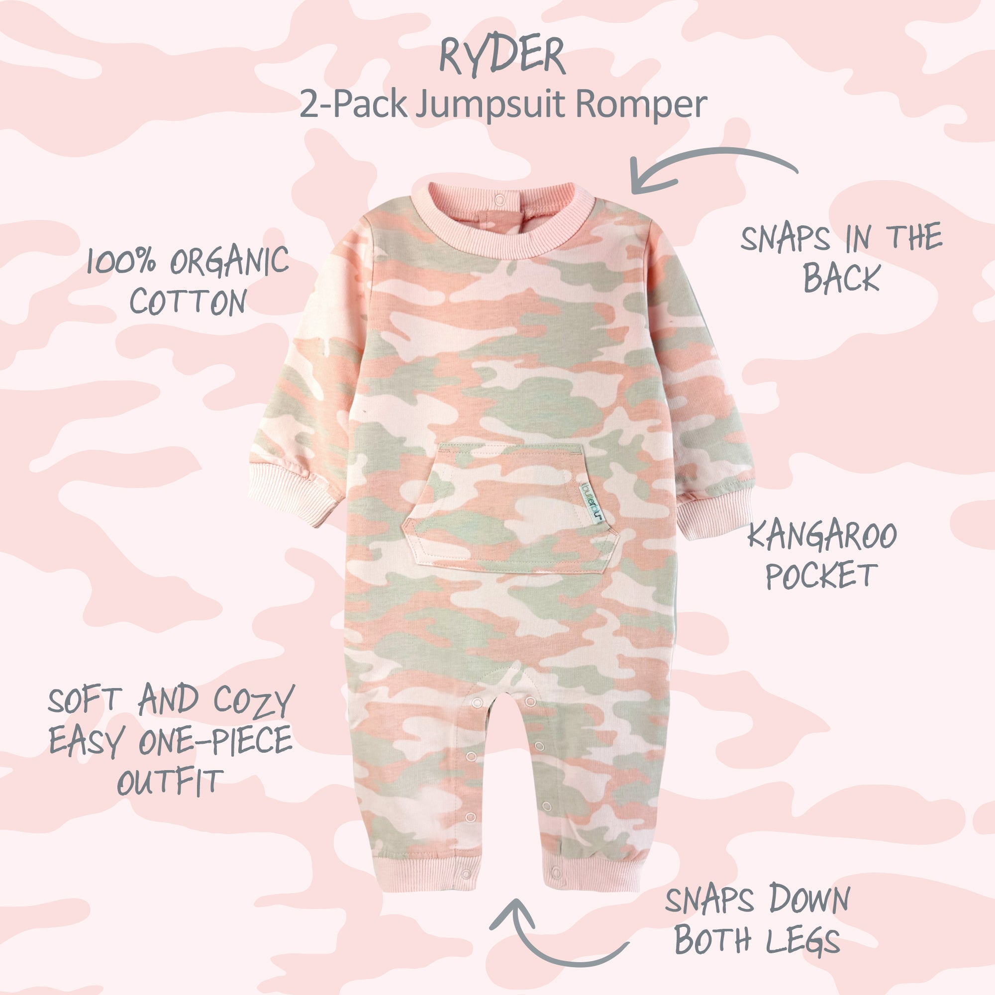 RYDER 2-Pack Romper Jumpsuit