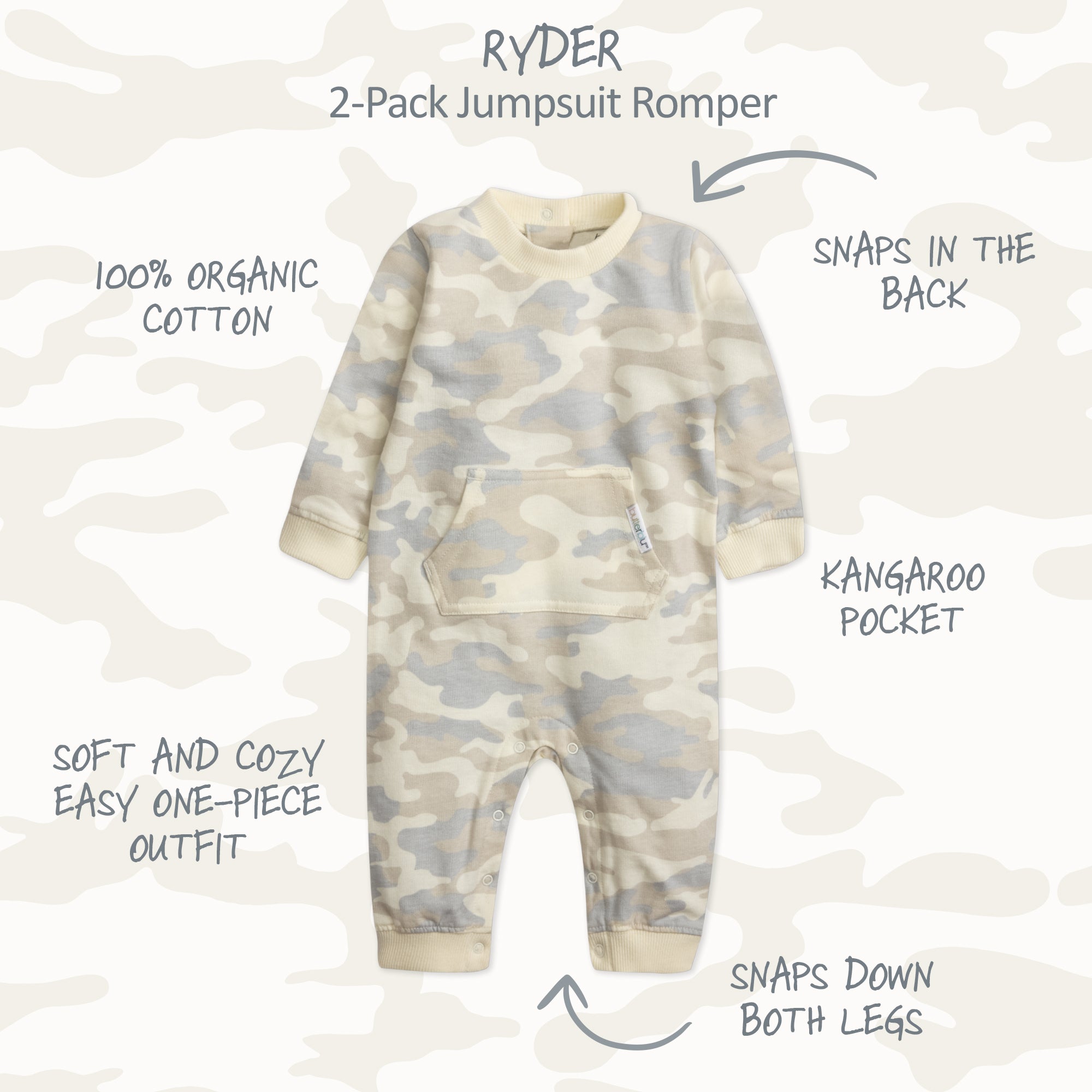 RYDER 2-Pack Romper Jumpsuit