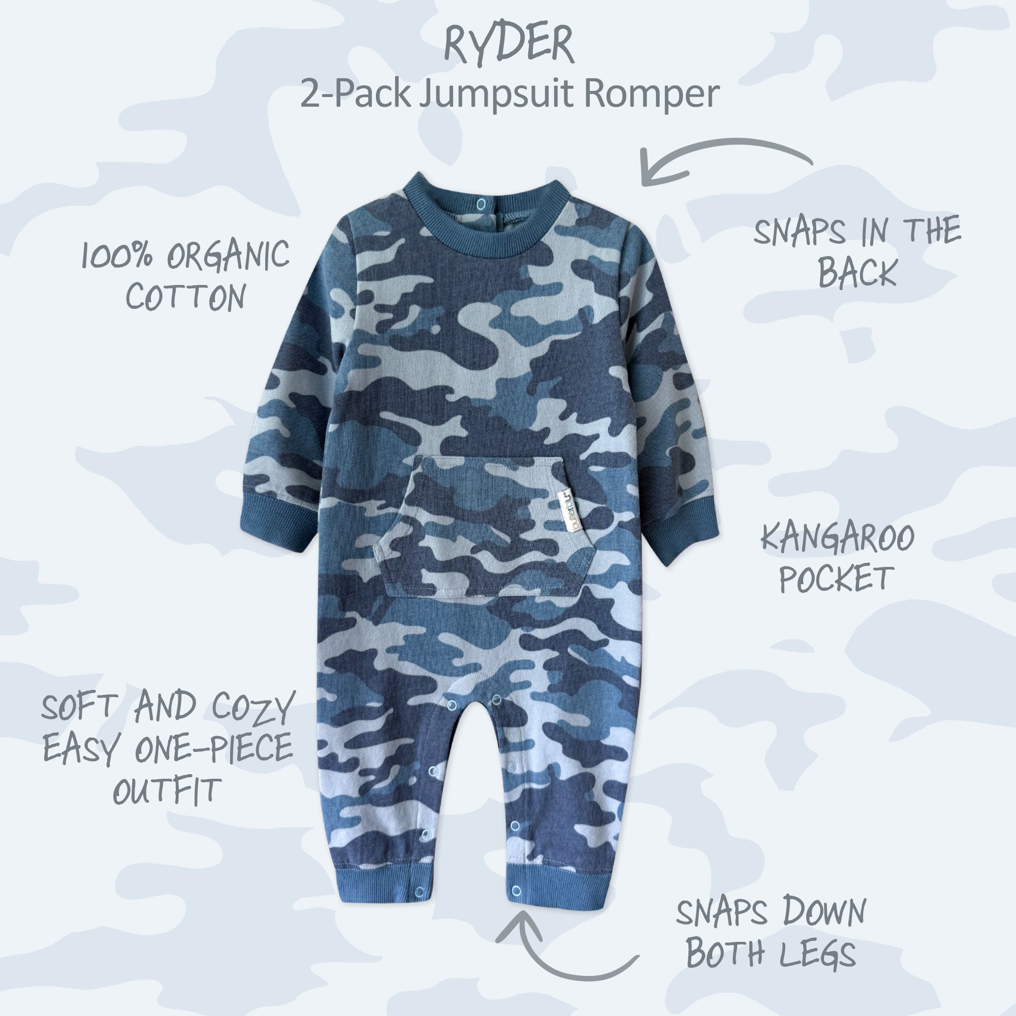 RYDER 2-Pack Romper Jumpsuit