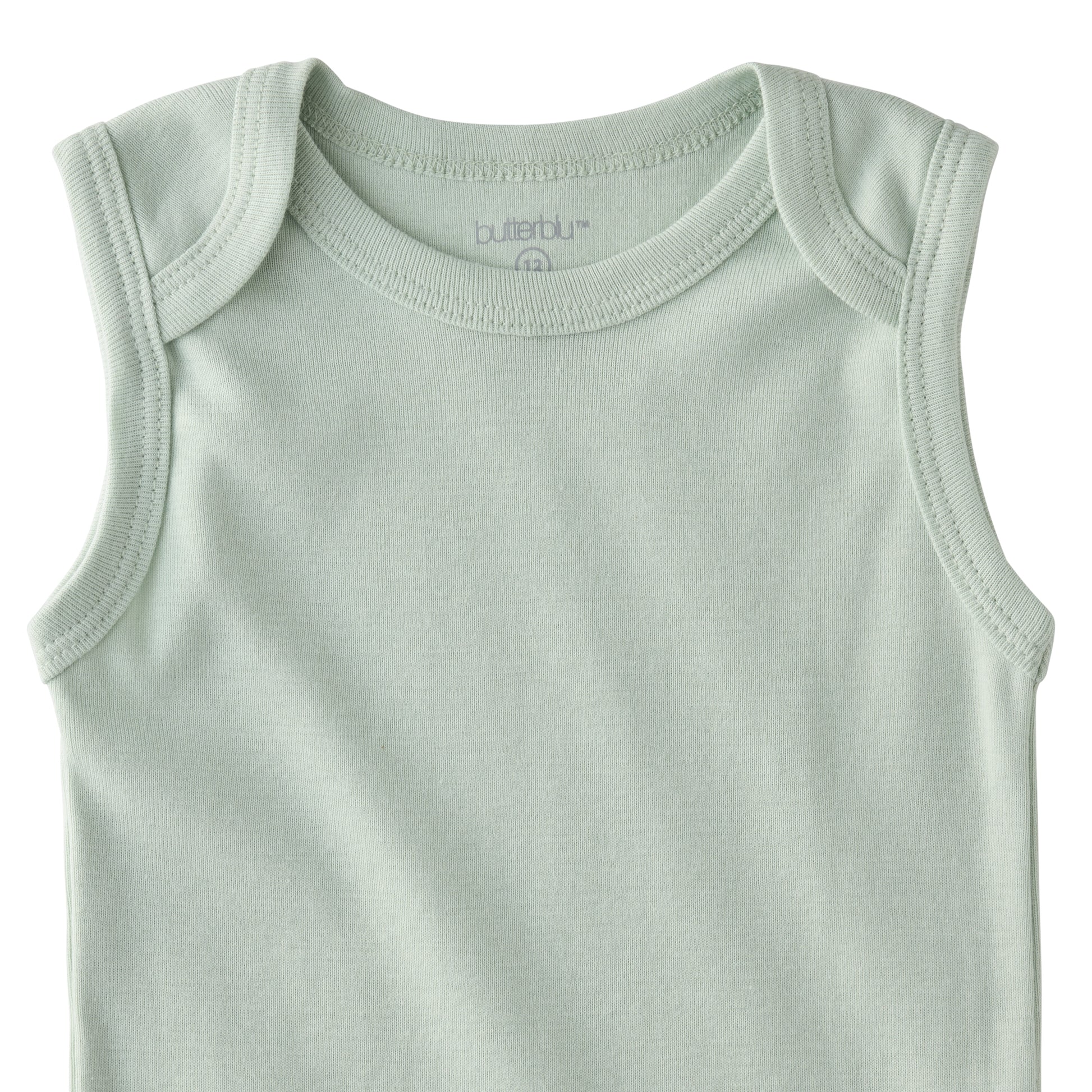 Baby in SAM Sleeveless bodysuit
