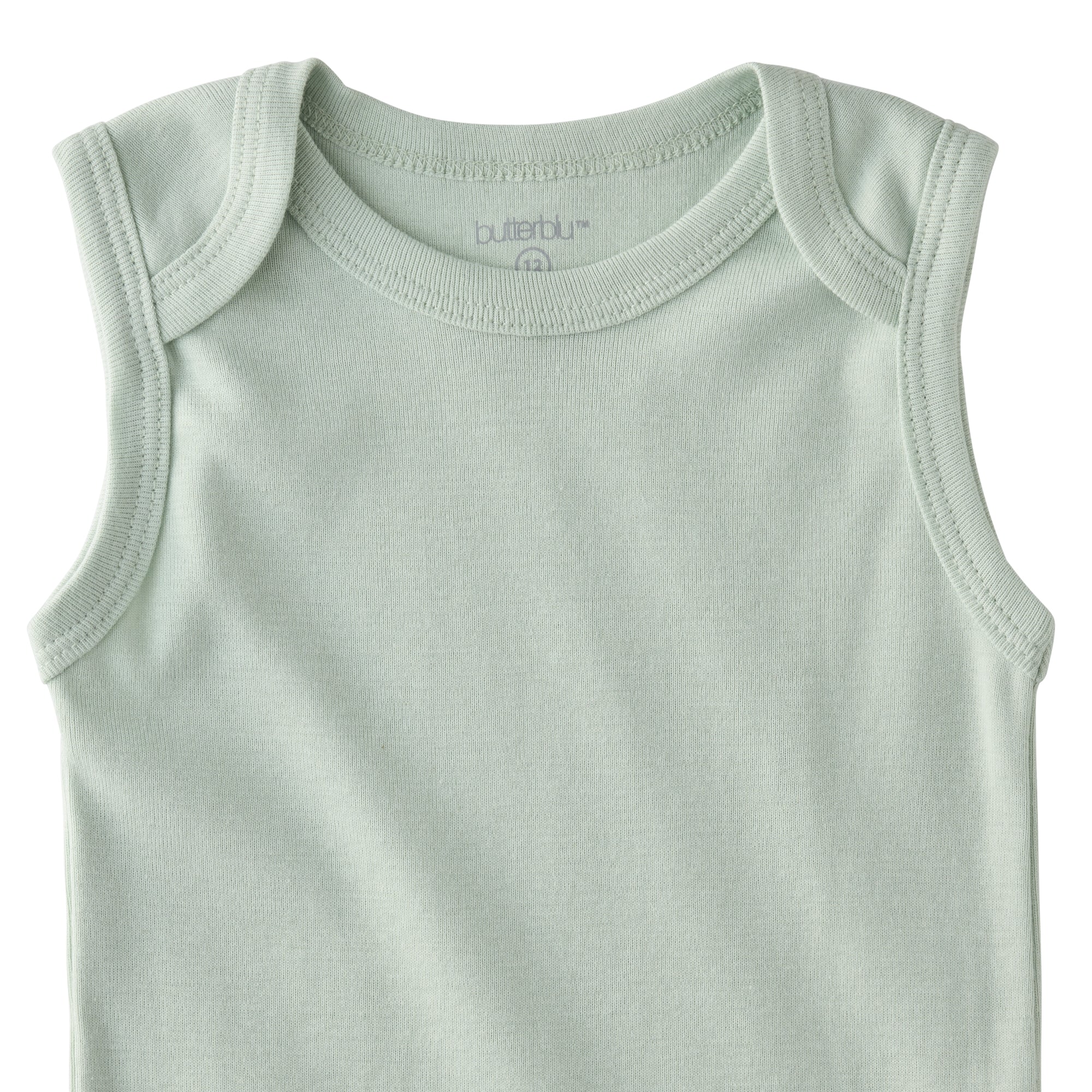 Baby in SAM Sleeveless bodysuit
