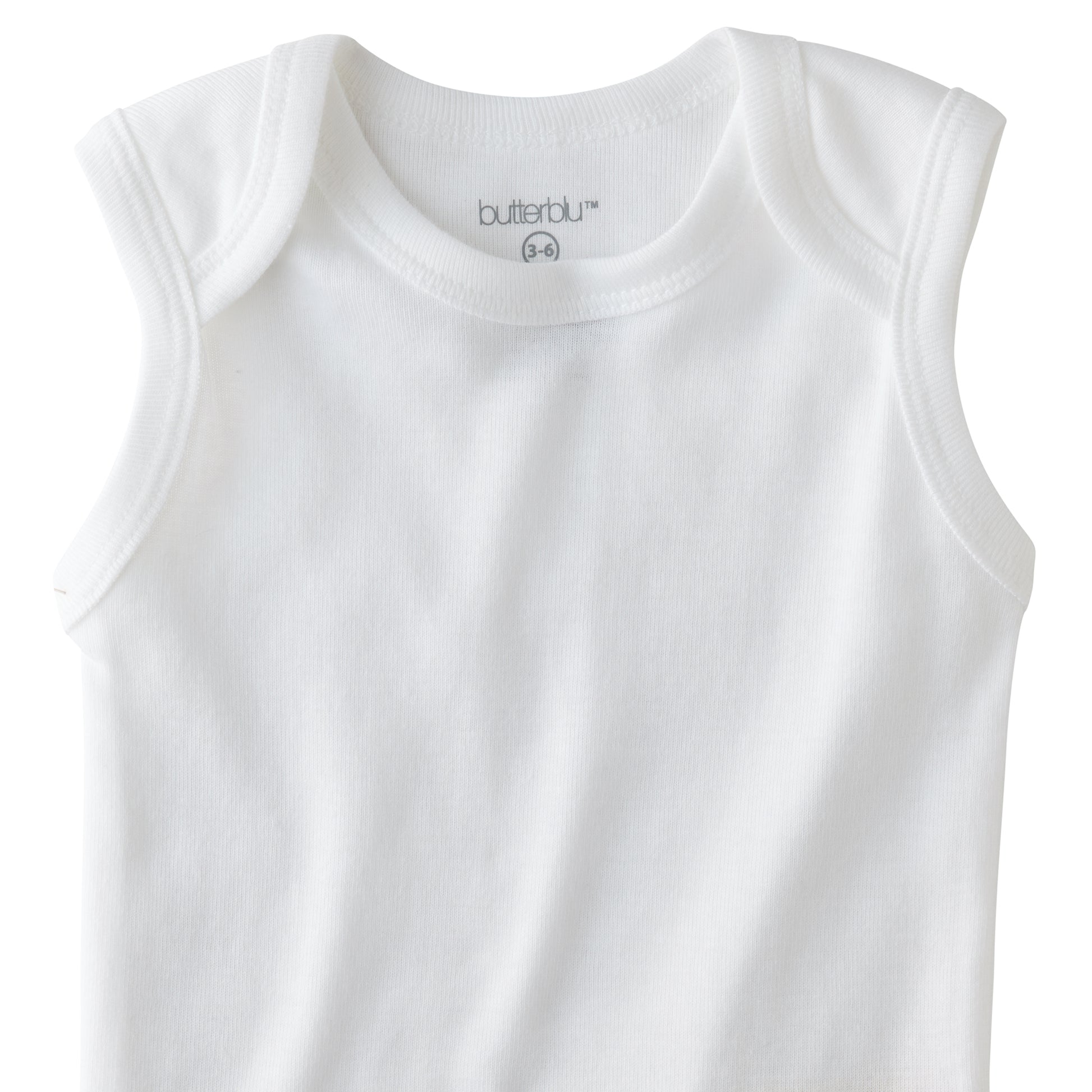 Baby in SAM Sleeveless bodysuit
