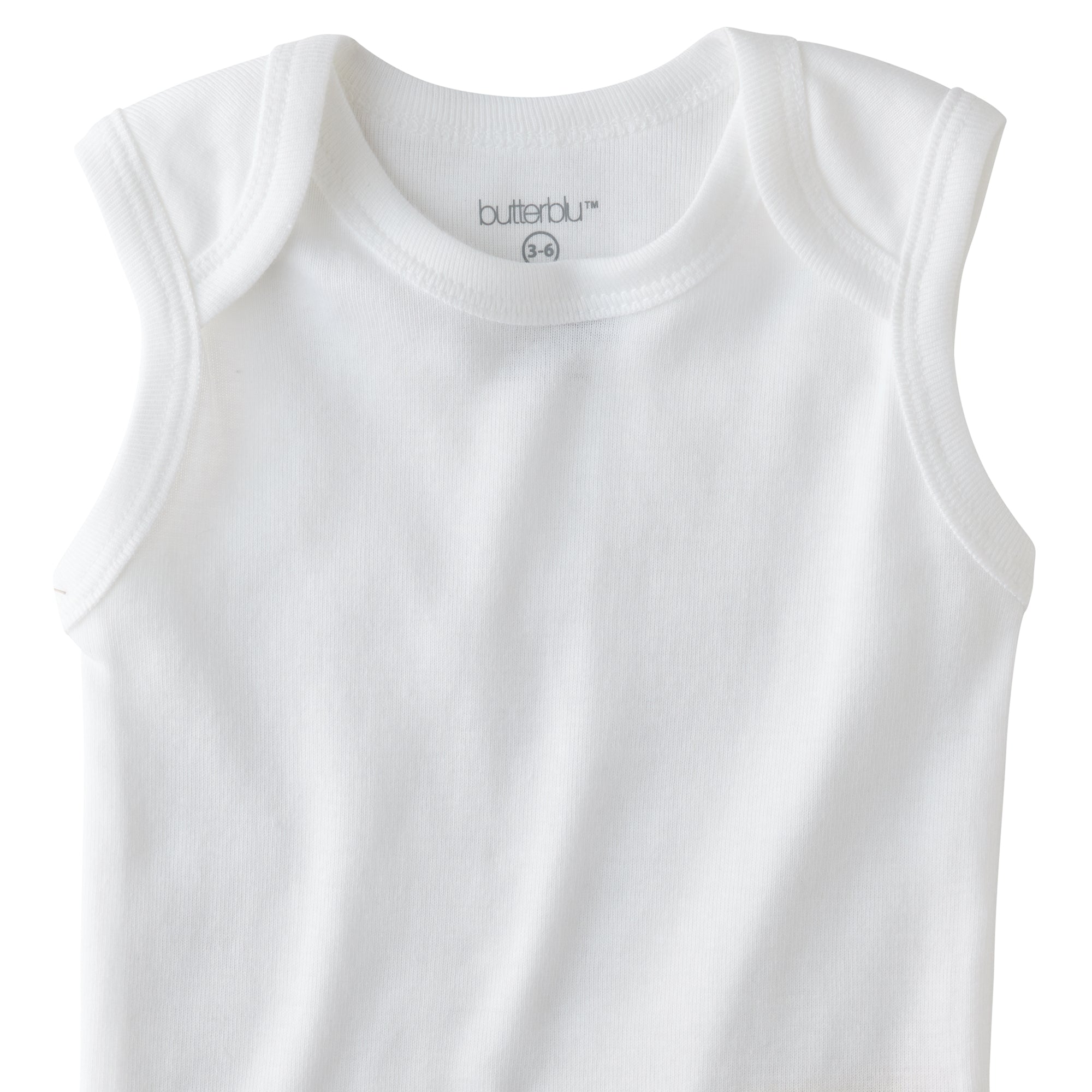 Baby in SAM Sleeveless bodysuit
