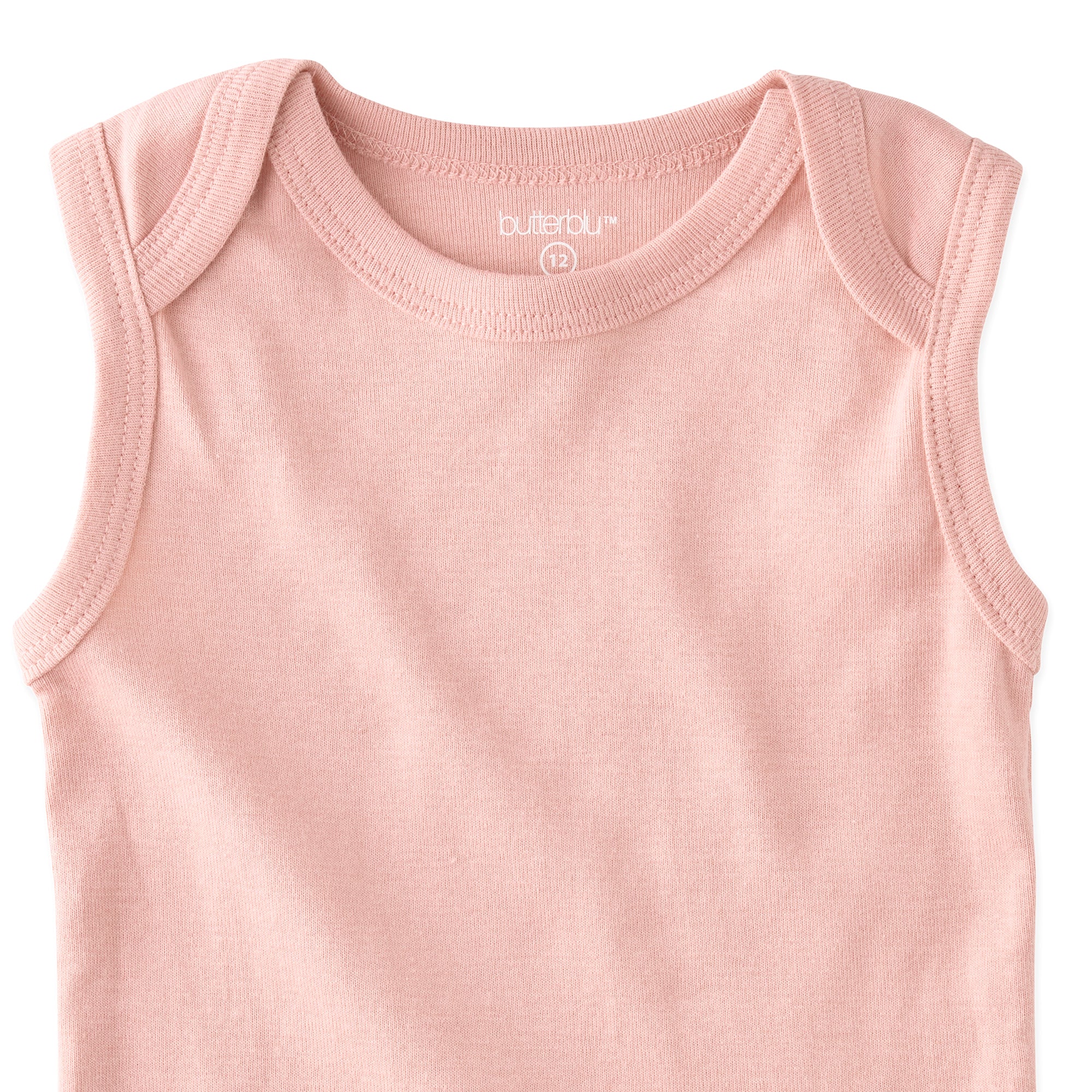 Baby in SAM Sleeveless bodysuit
