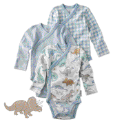 STERLING 3-Pack Side Snap Bodysuit