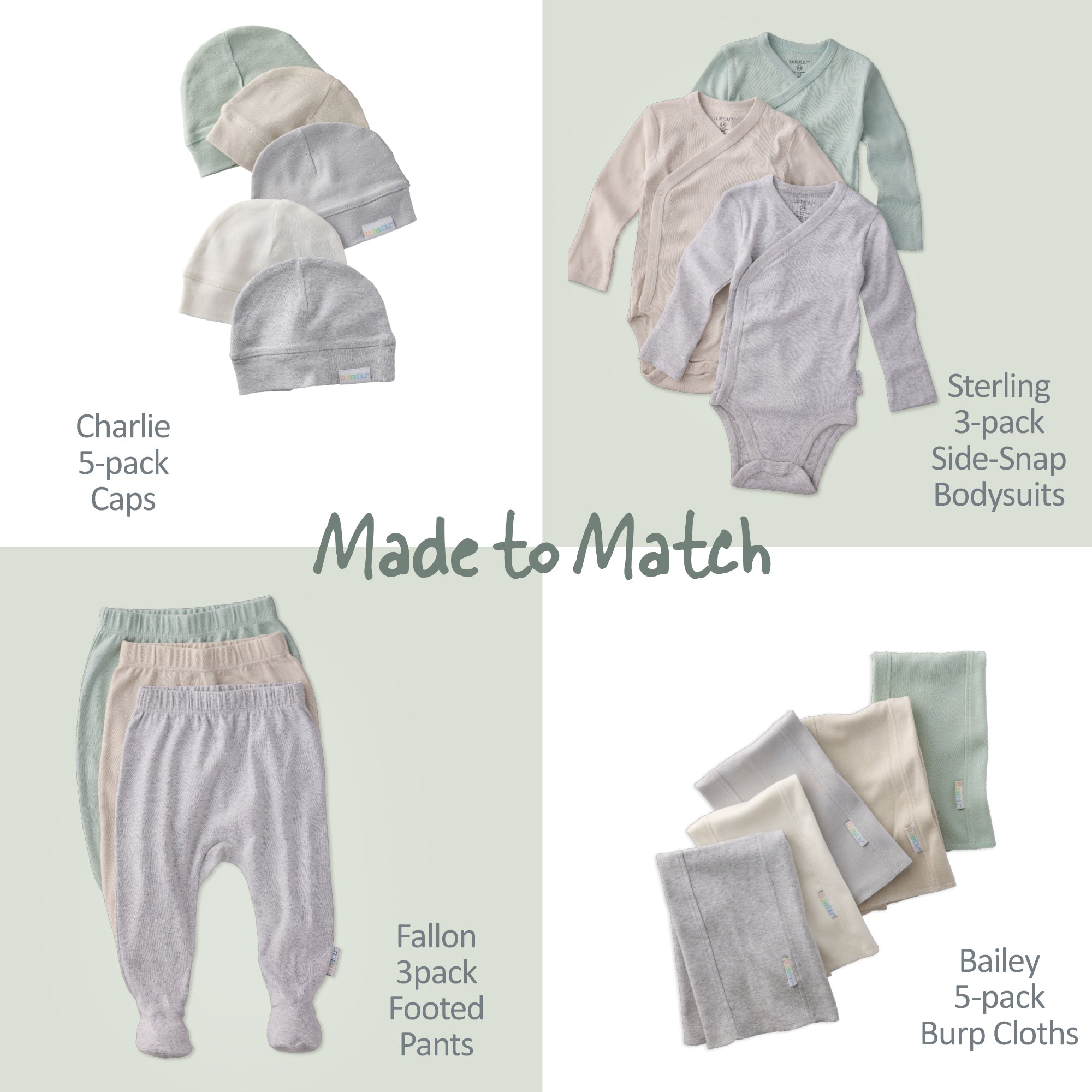 STERLING 3-Pack Side Snap Bodysuit