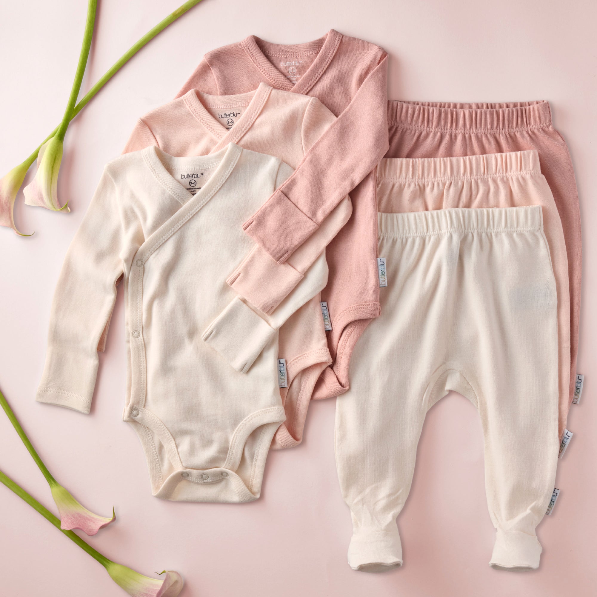 STERLING 3-Pack Side Snap Bodysuit – Butterblu