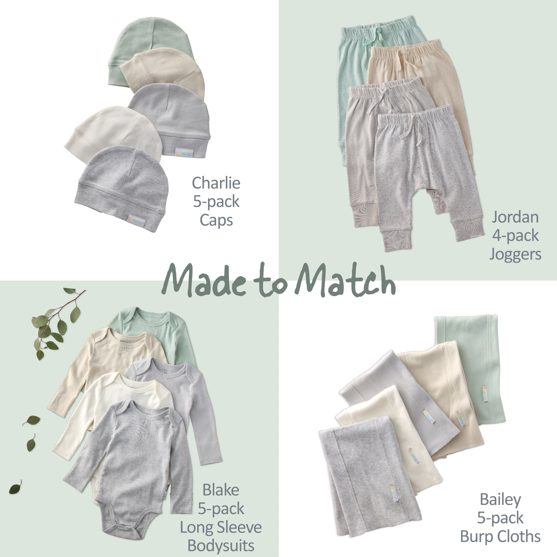 Made to Match Collage in Seafoam