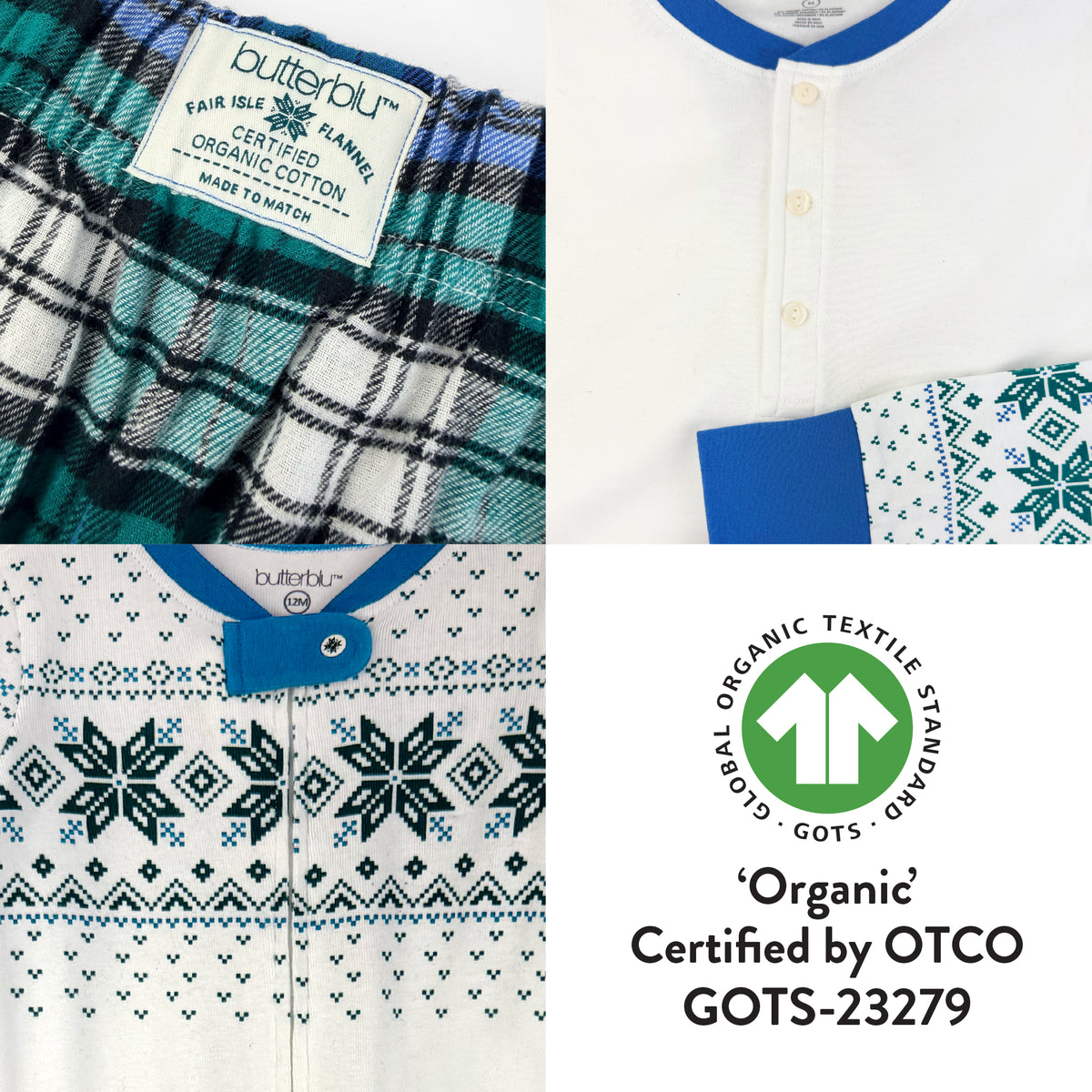 FAIR ISLE + FLANNEL Matching Family Christmas Pajamas