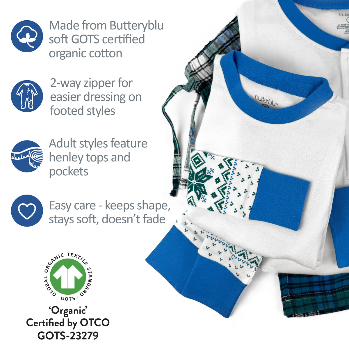 FAIR ISLE + FLANNEL Matching Family Christmas Pajamas