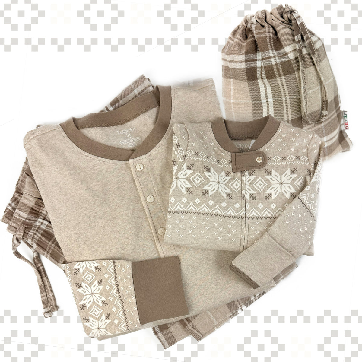 FAIR ISLE + FLANNEL Matching Family Christmas Pajamas
