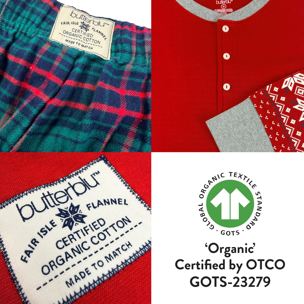FAIR ISLE + FLANNEL Matching Family Christmas Pajamas