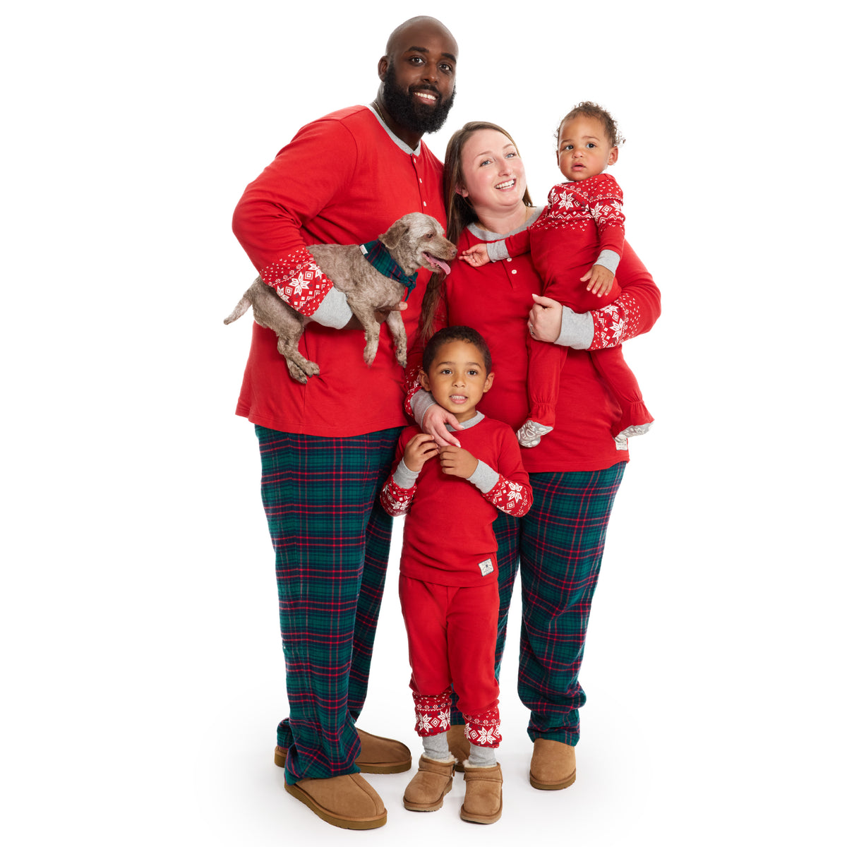 FAIR ISLE + FLANNEL Matching Family Christmas Pajamas