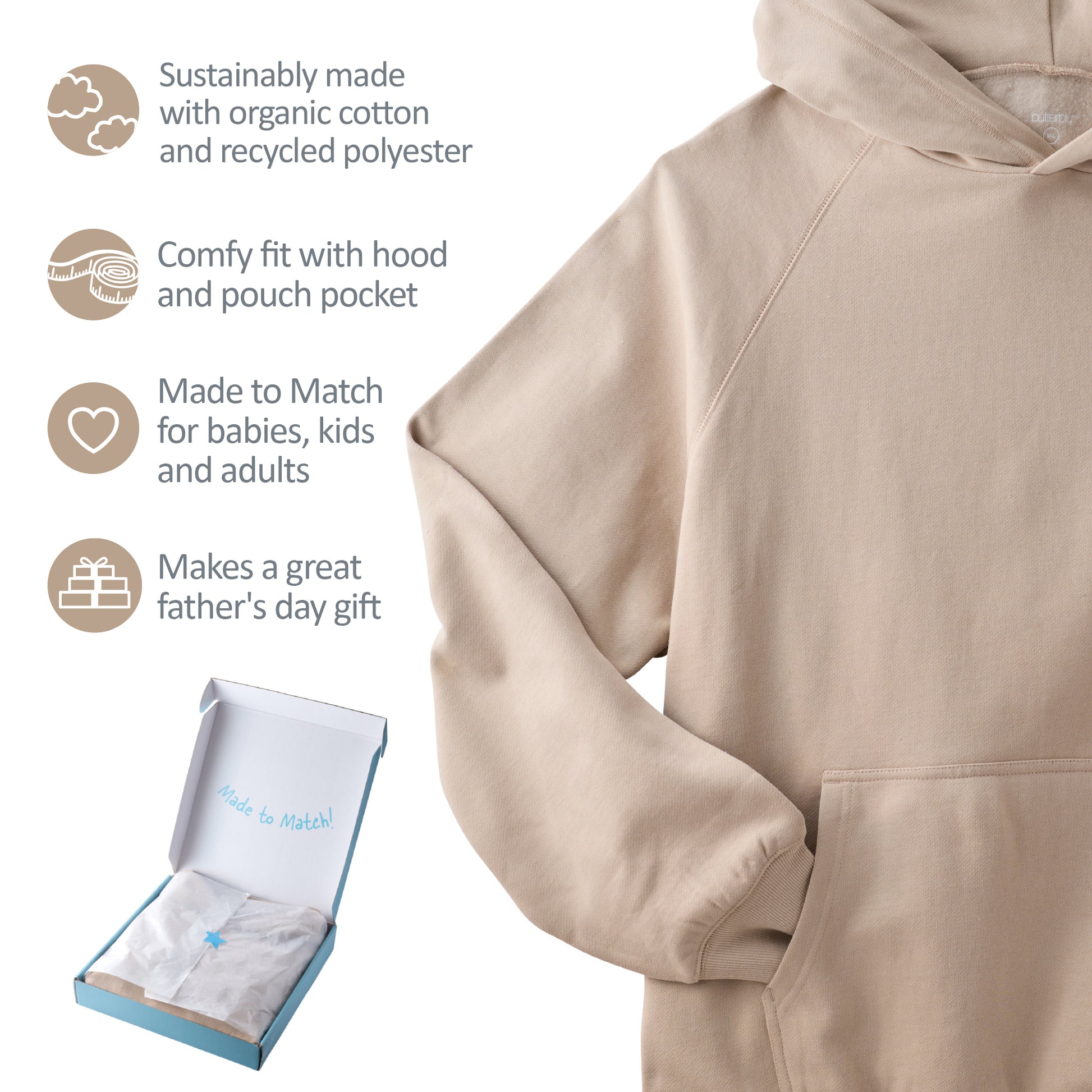 COZY TIME Sweatshirt Gift Set for Father's Day by Butterblu