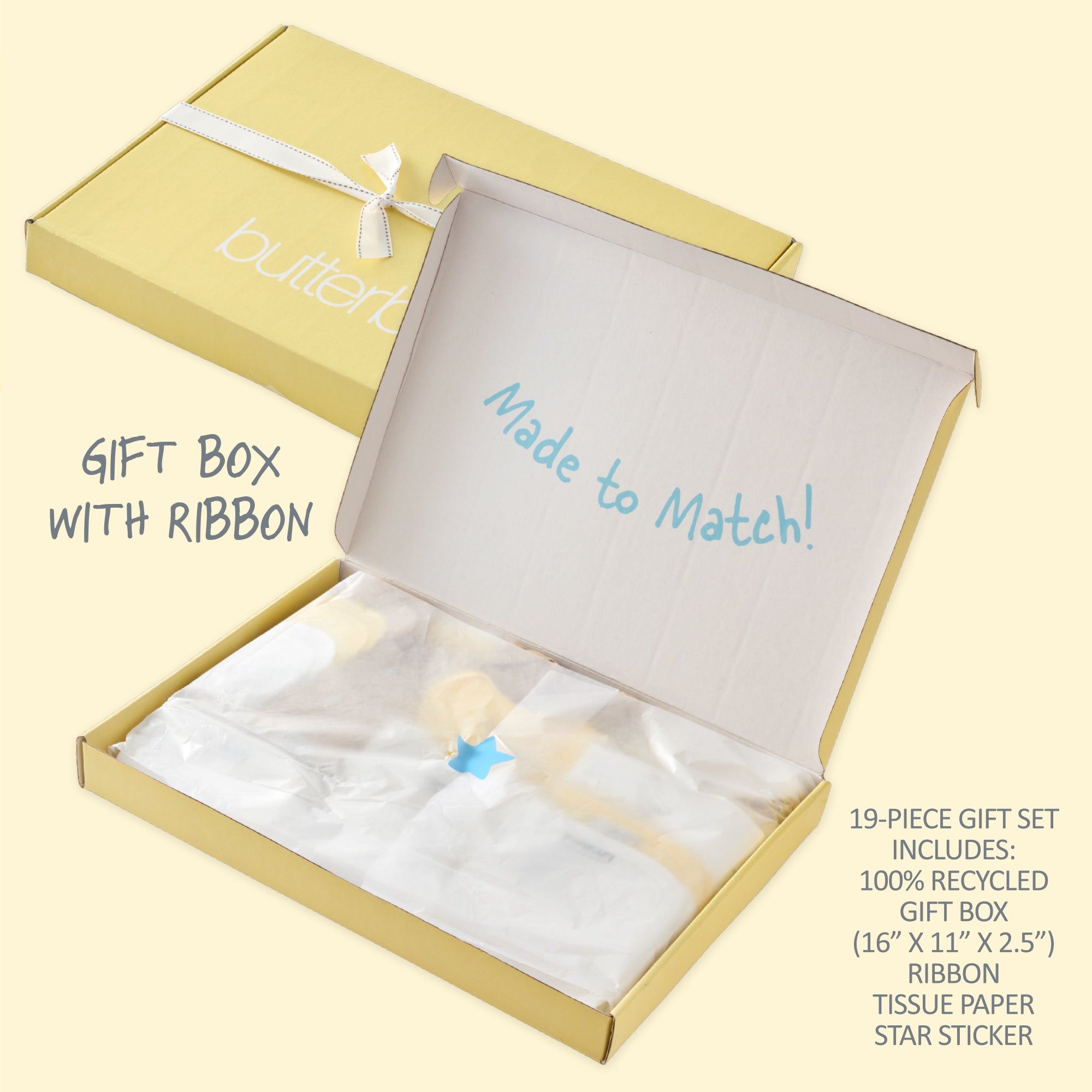 BABYL グッズセット SWEET BEGINNINGS BABY 19-Piece Gift Set – Butterblu