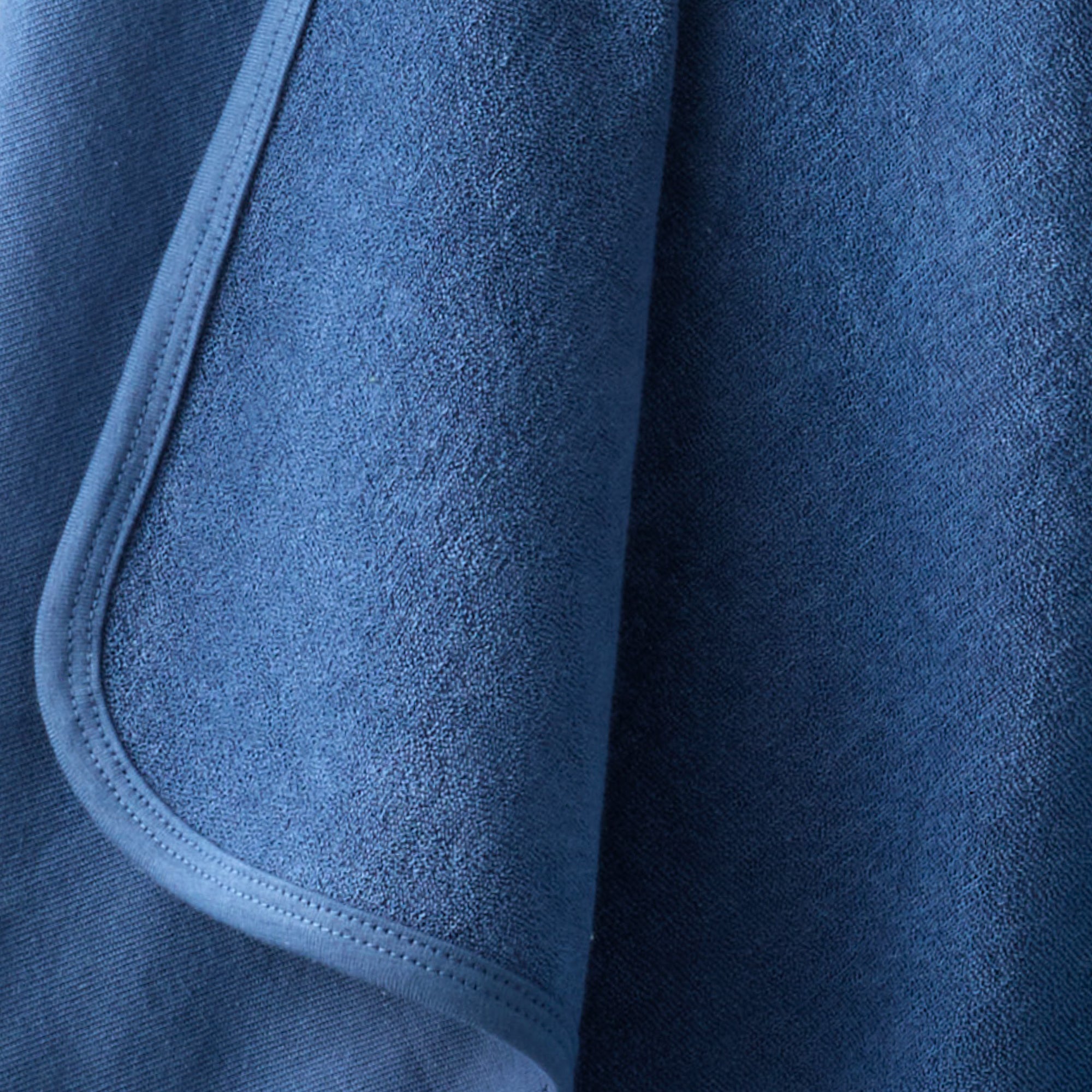 Close up of hooded towel stitching 