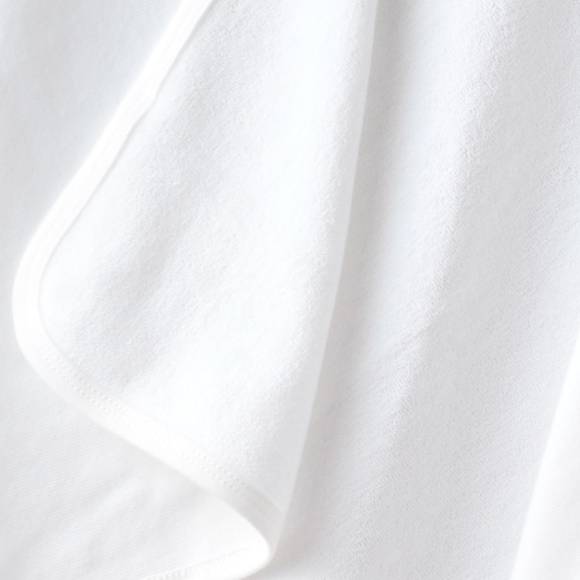 Close up of hooded towel stitching 