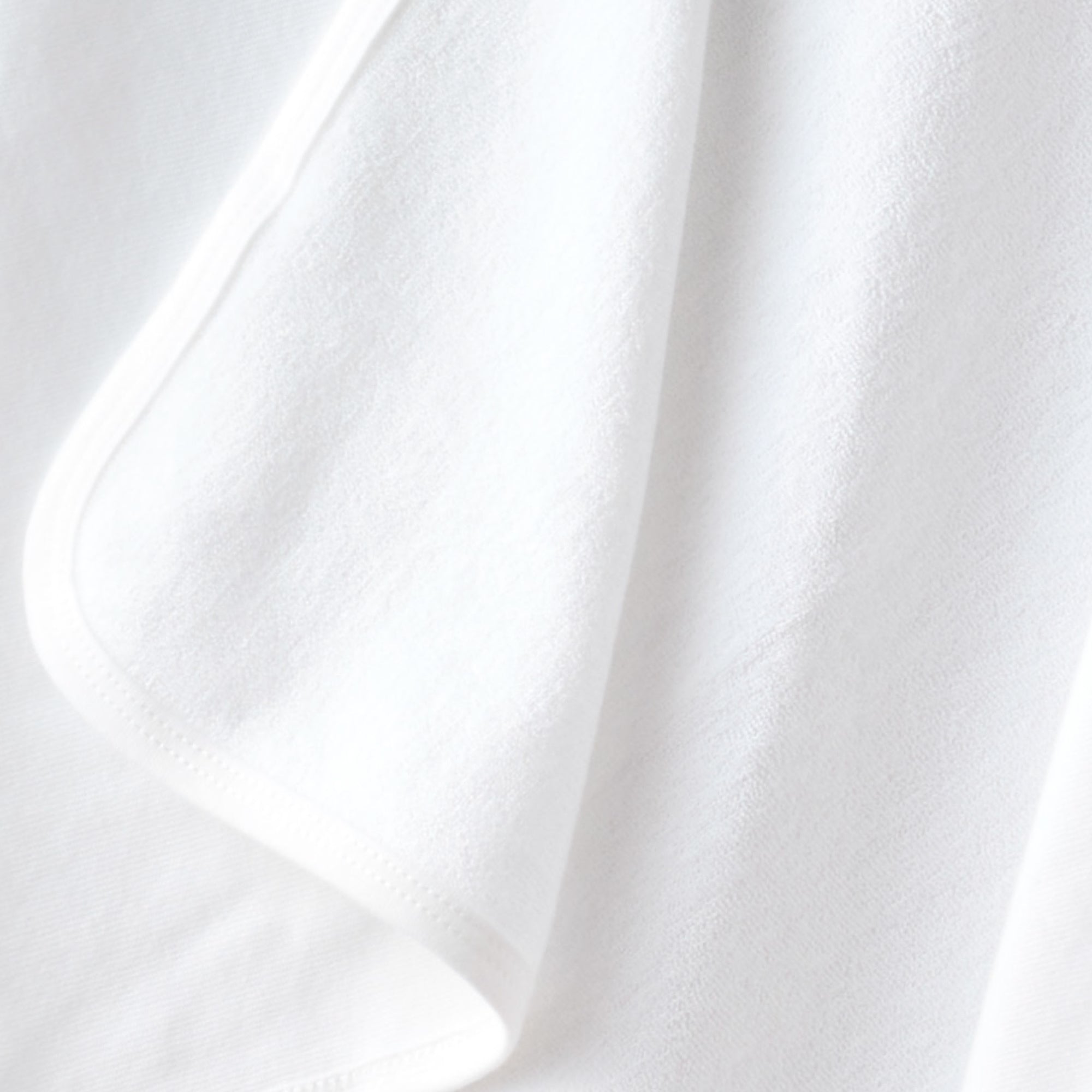 Close up of hooded towel stitching 
