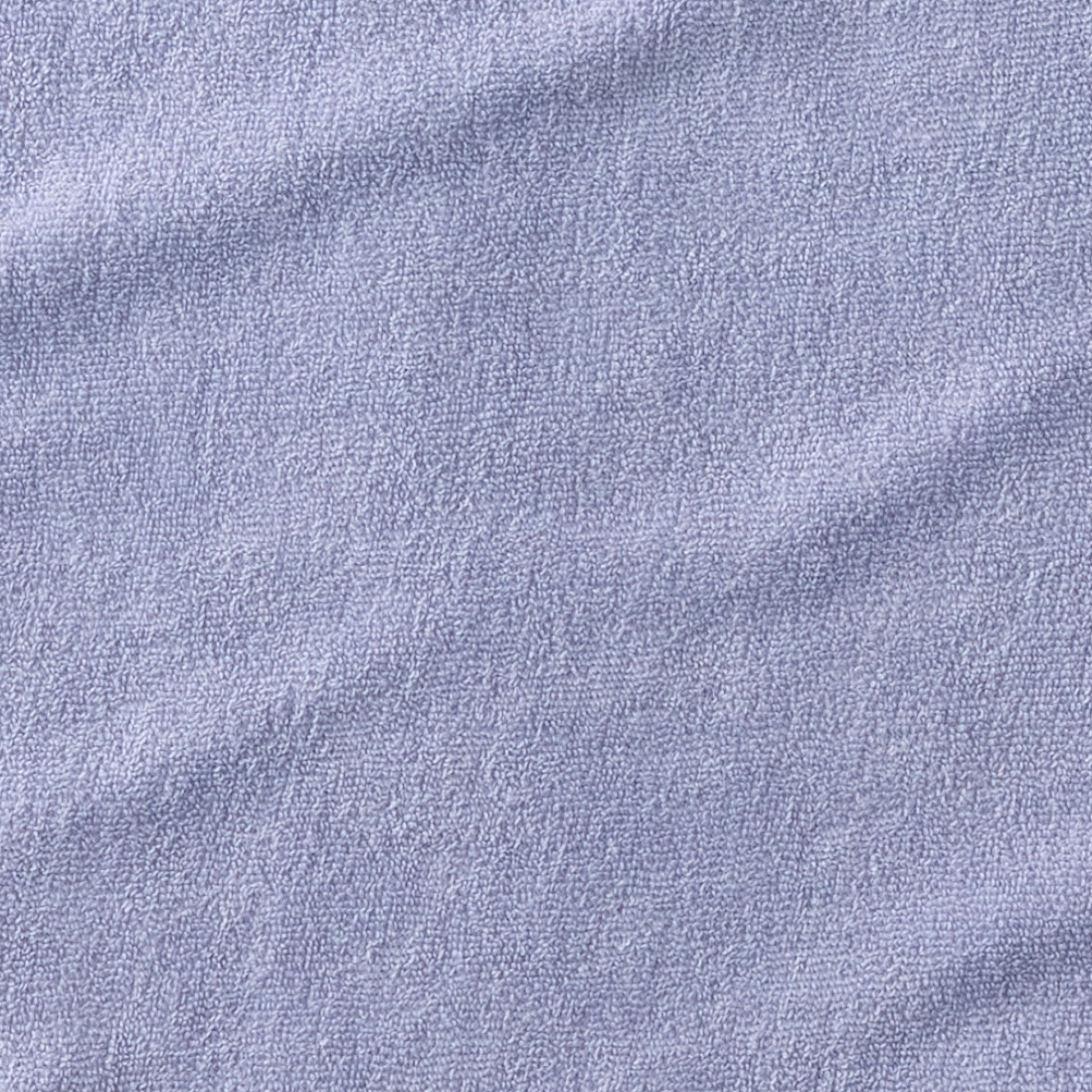 Close-up of textured blue fabric