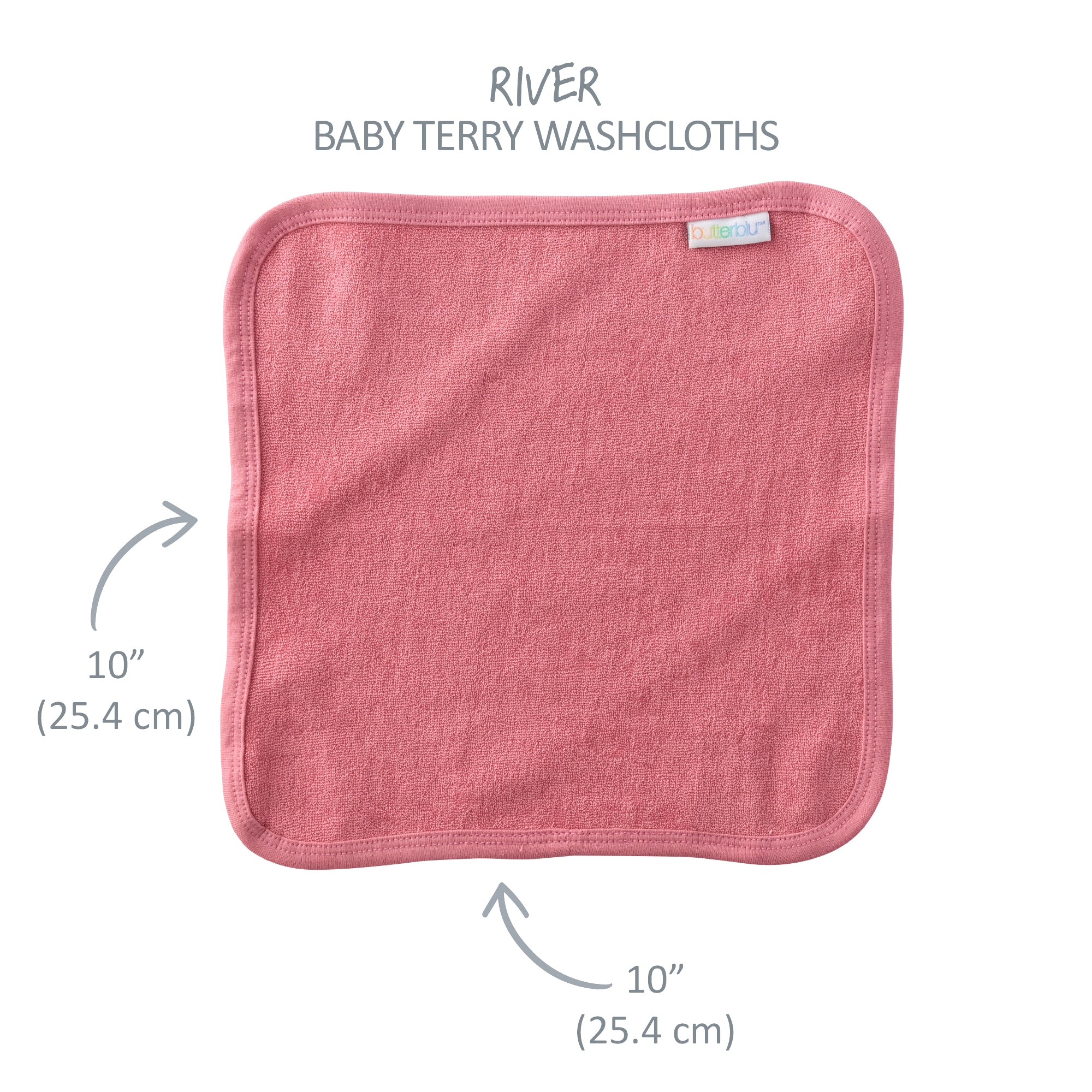 RIVER 10-Pack Washcloths