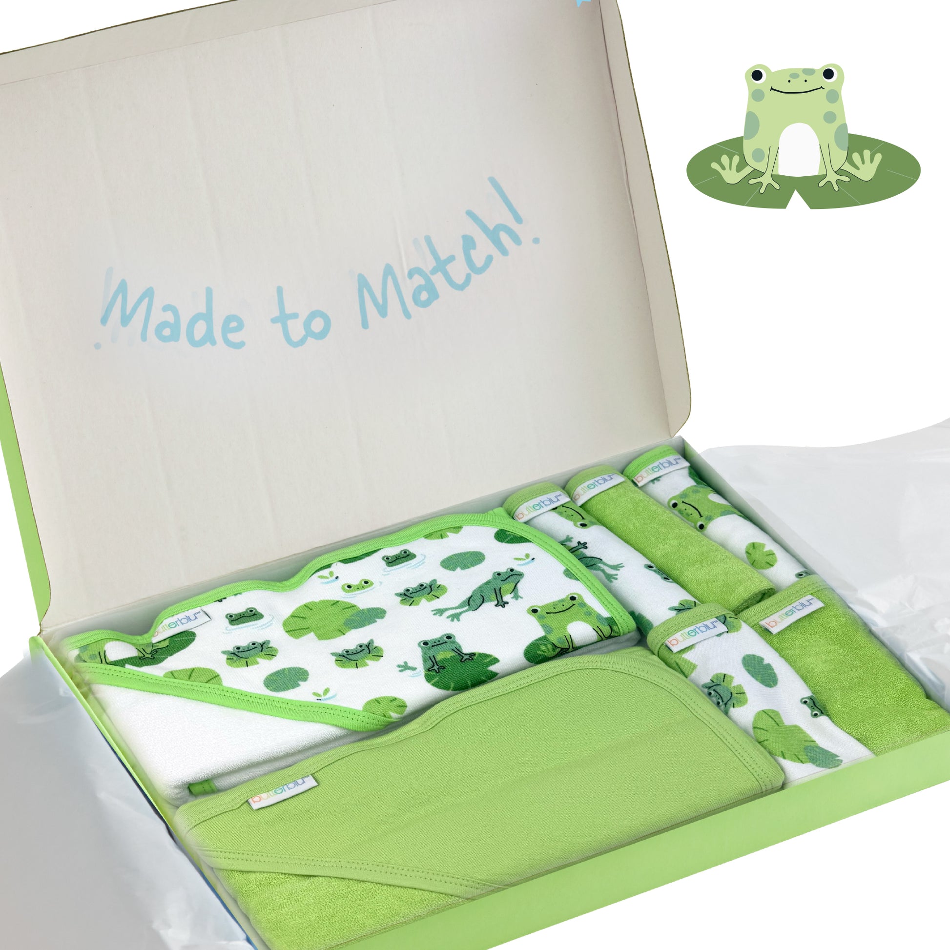 Gift set packaged neatly into Gift box, with Made to match logo printed on