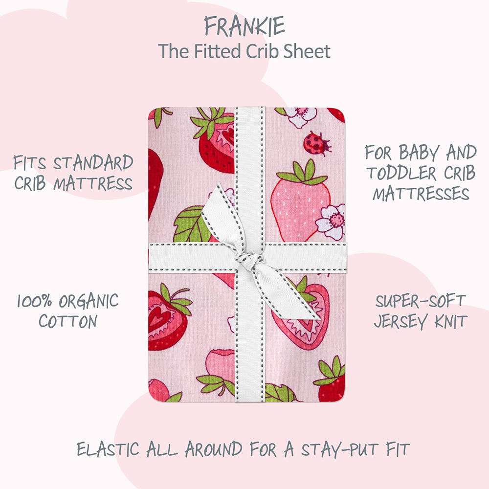 FRANKIE 2-Pack Fitted Crib Sheet