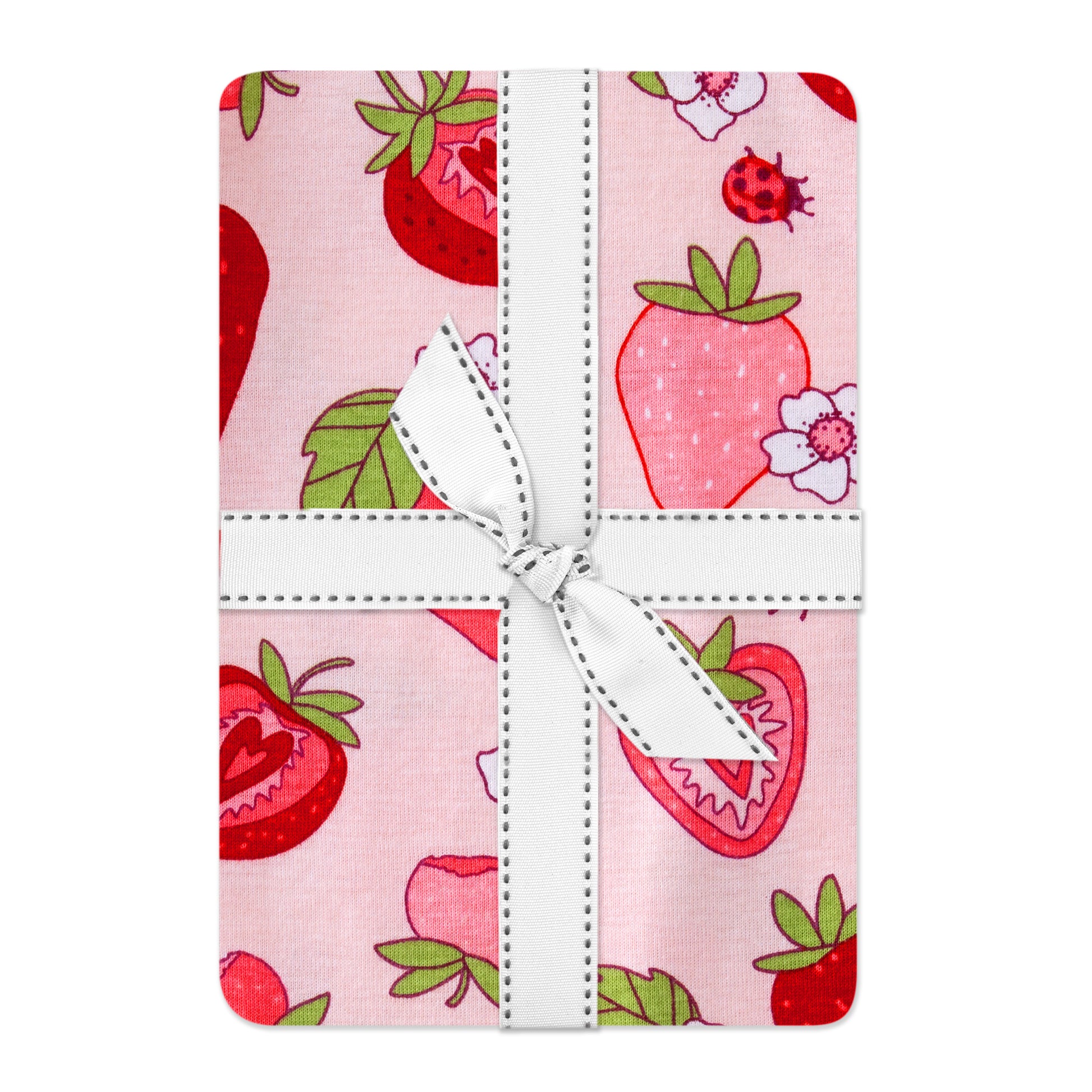 Butterblu Frankie fitted crib sheet in Berry Best — GOTS-certified organic cotton crib sheet for standard cribs